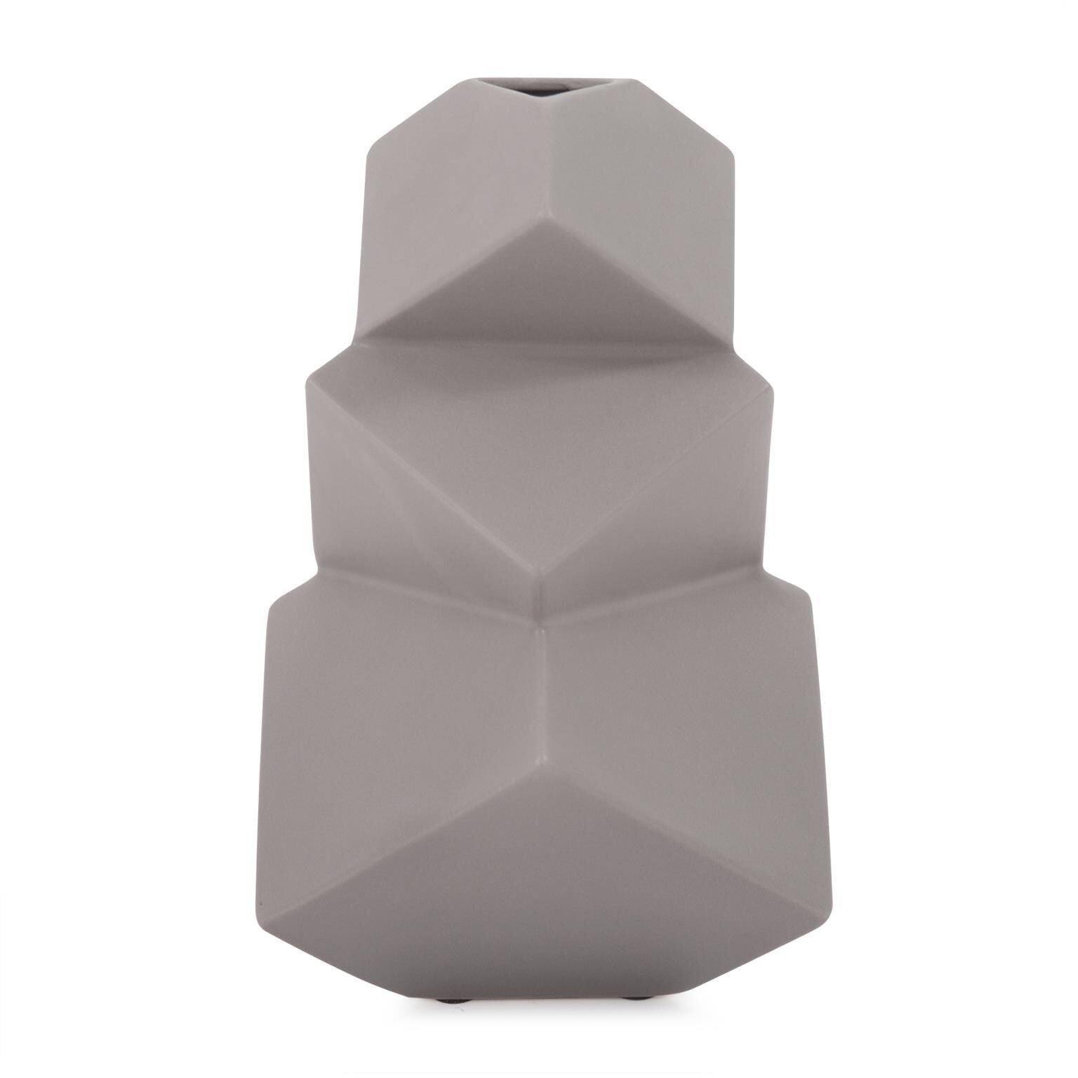 Howard Elliott Collection The Geo Stone Vase-Urn The Geo Stone - 34222 - Modern Contemporary