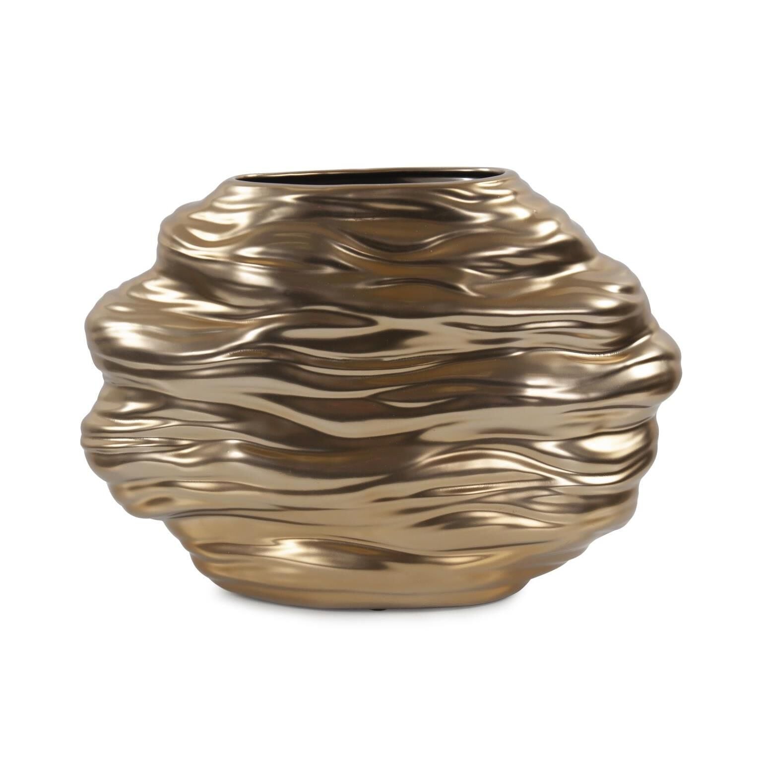 Howard Elliott Collection Ebb Short Vase-Urn Ebb Short - 34989 - Modern Contemporary