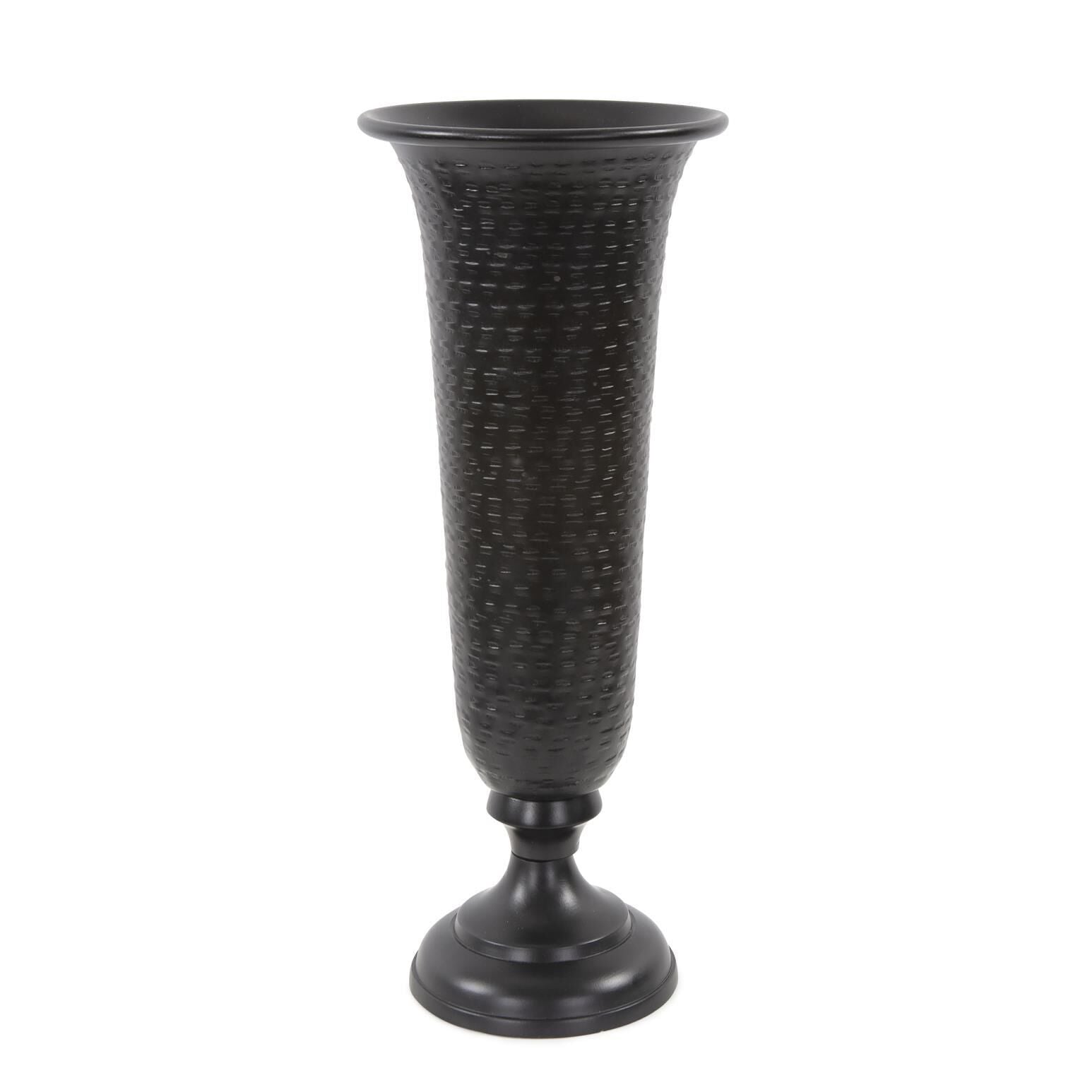 Howard Elliott Collection The Hammered Em Dash Vase-Urn The Hammered Em Dash - 35328 - Modern Contemporary