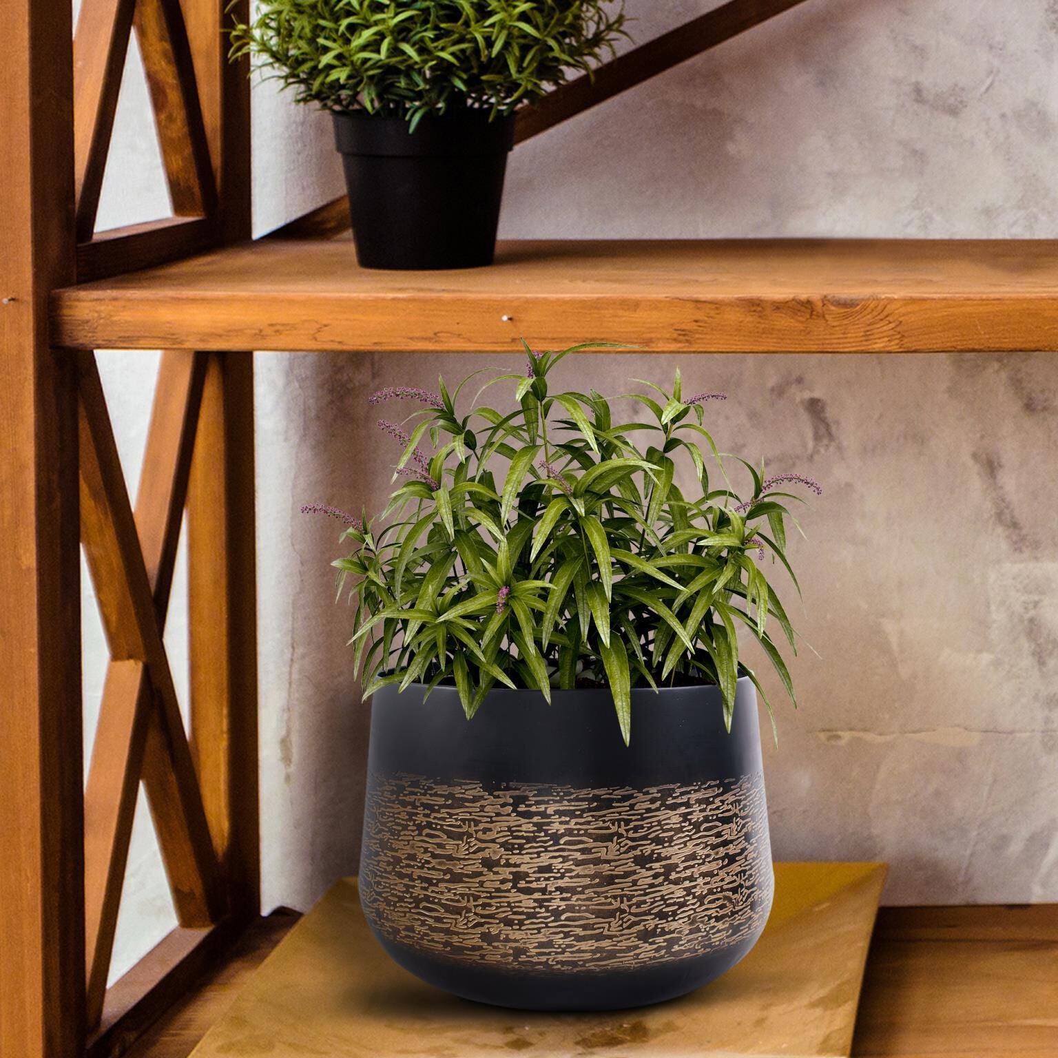 Howard Elliott Collection The Golden Thread Vase-Urn The Golden Thread - 35347 - Modern Contemporary