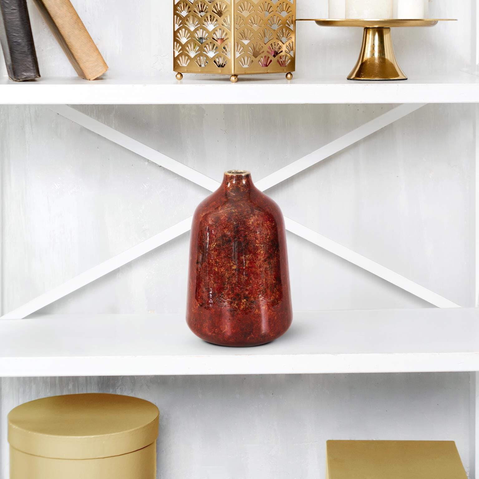 Howard Elliott Collection The Sharma Vase-Urn The Sharma - 35406 - Modern Contemporary