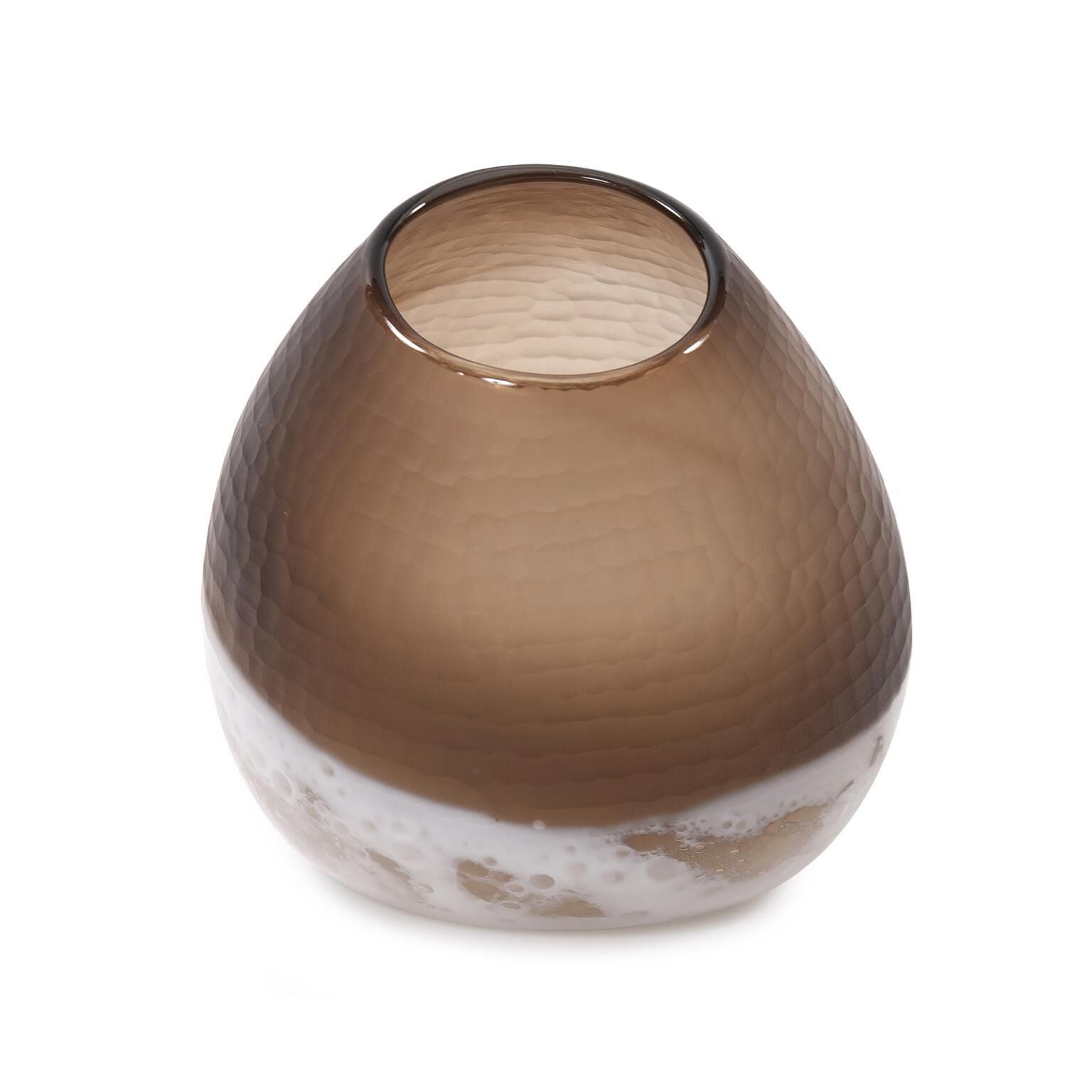 Howard Elliott Collection Slanted Earth Vase Small Vase-Urn Slanted Earth - 44035 - Modern Contemporary