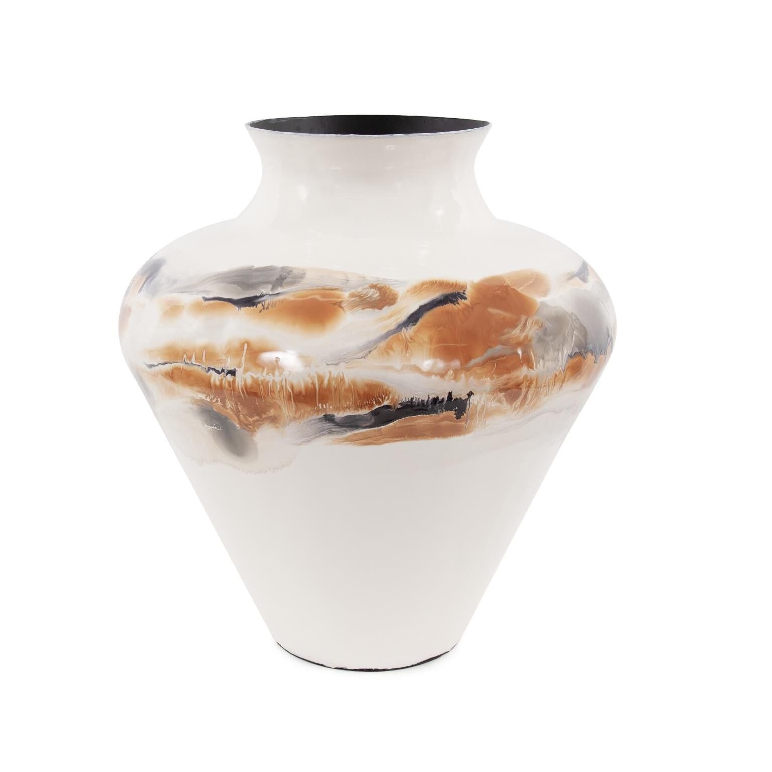Howard Elliott Collection Lahar Vase-Urn Lahar - 51382 - Modern Contemporary