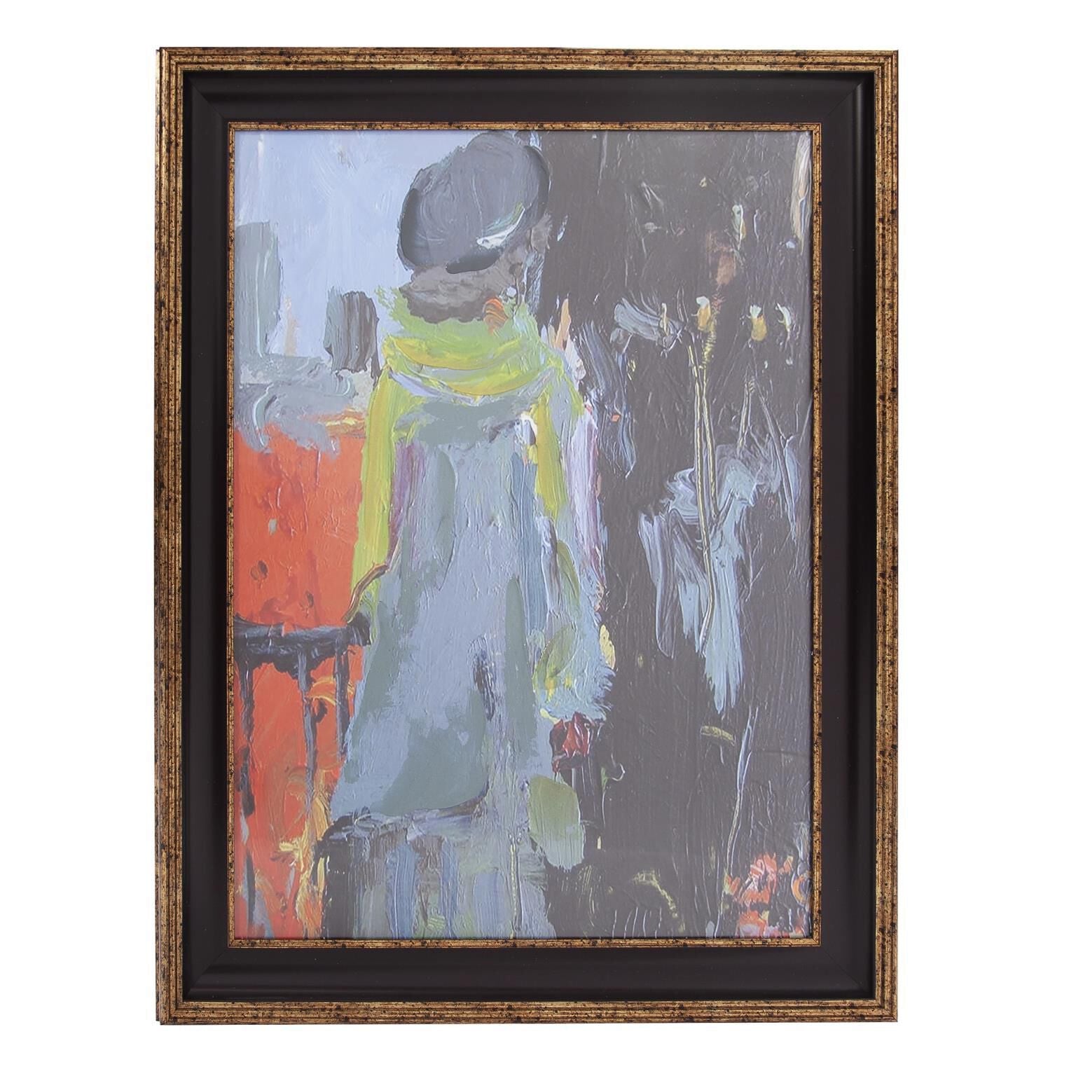 Howard Elliott Collection Chartreuse Scarf Wall Art Alternative Wall Art Chartreuse Scarf - 69094 - Modern Contemporary