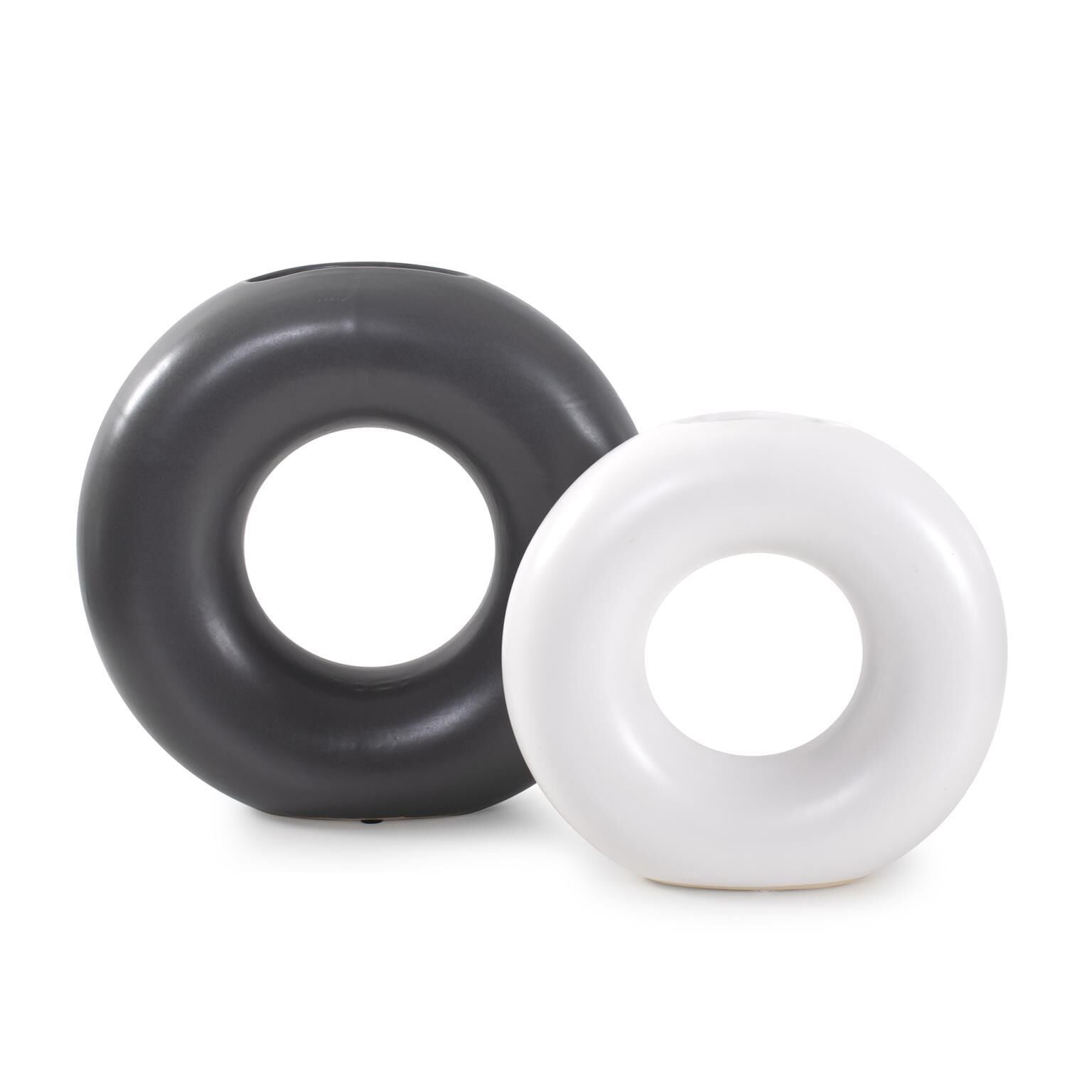 Howard Elliott Collection Ronde Ring Vase-Urn Ronde Ring - 89173 - Modern Contemporary