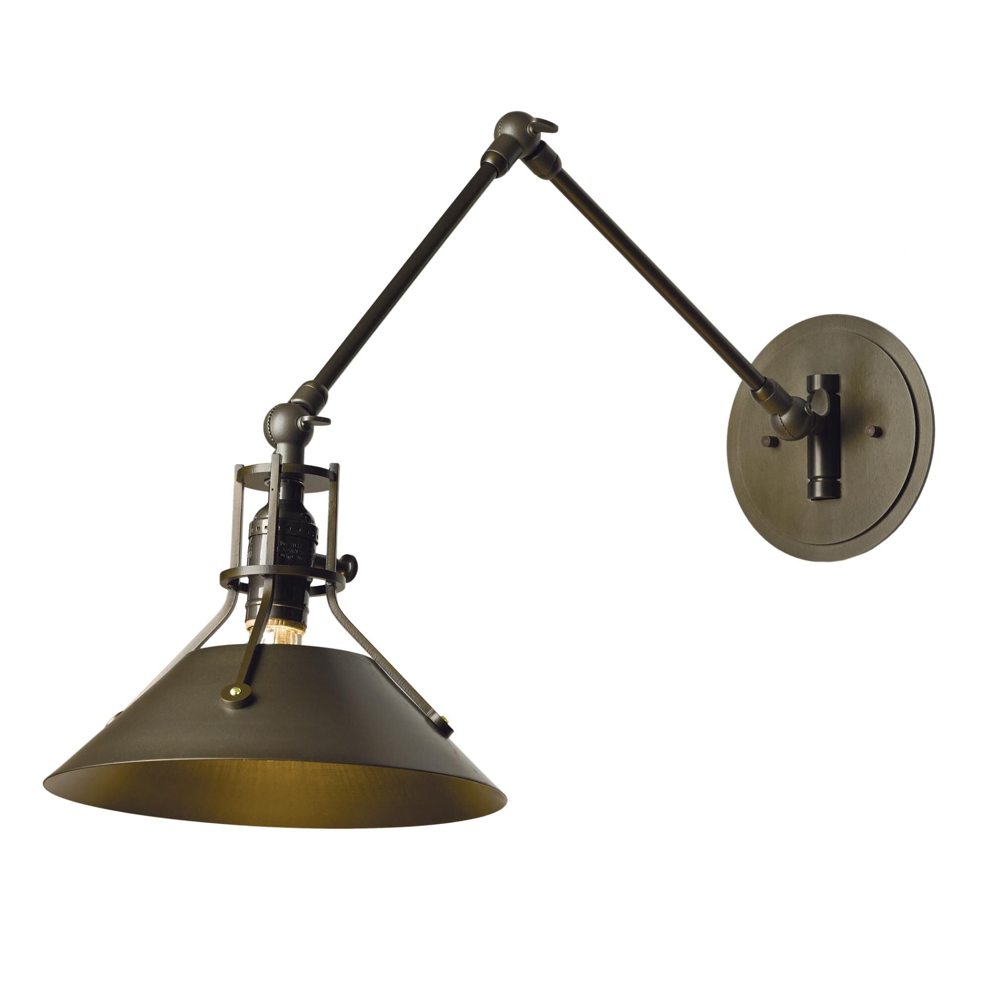 Hubbardton Forge Henry Wall Swing Lamp Henry - 209320-1081 - Industrial