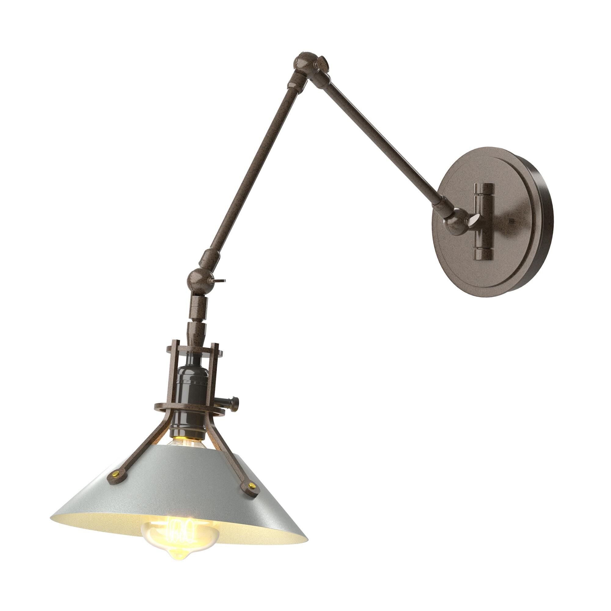 Hubbardton Forge Henry Wall Swing Lamp Henry - 209320-1086 - Industrial