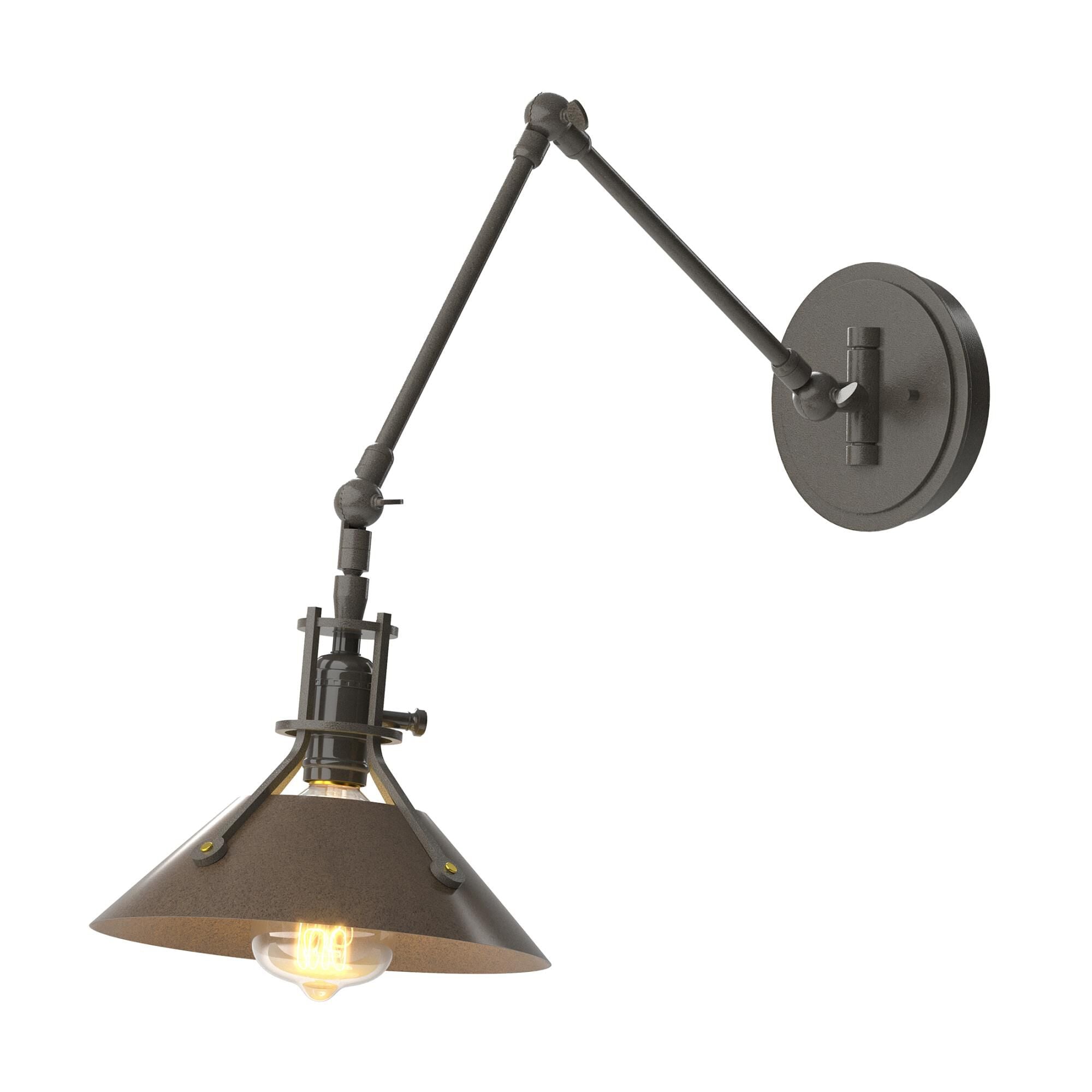 Hubbardton Forge Henry Wall Swing Lamp Henry - 209320-1089 - Industrial