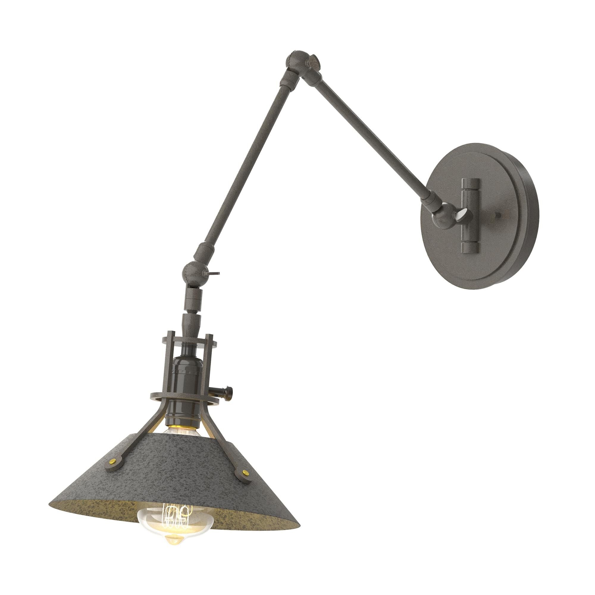 Hubbardton Forge Henry Wall Swing Lamp Henry - 209320-1093 - Industrial