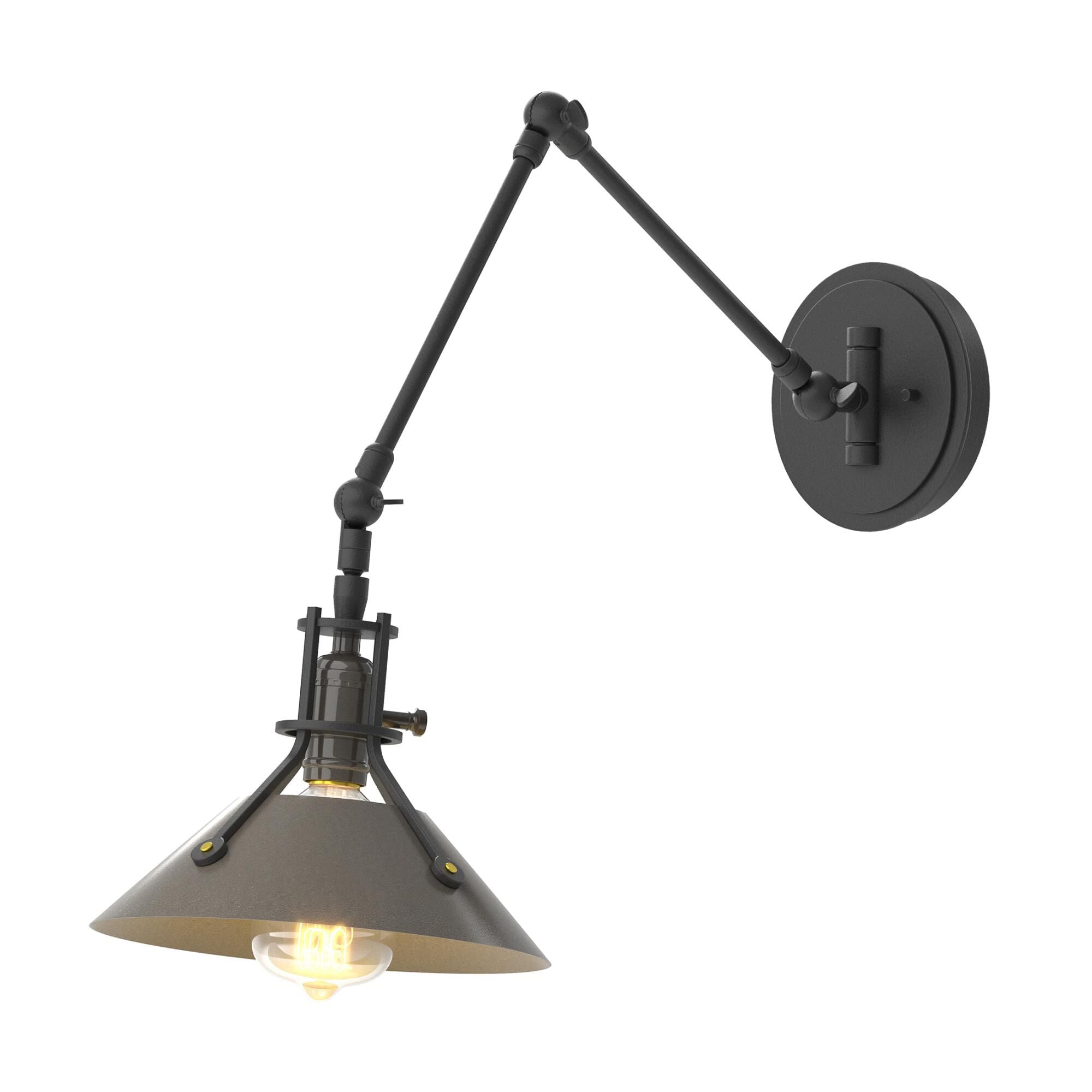 Hubbardton Forge Henry Wall Swing Lamp Henry - 209320-1106 - Industrial