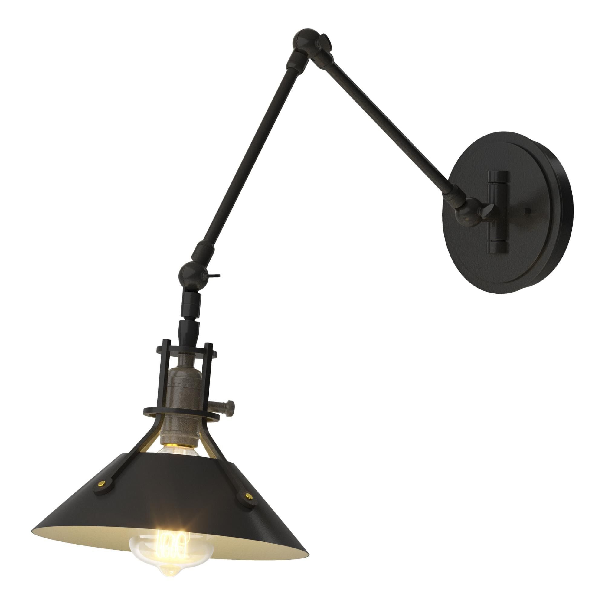 Hubbardton Forge Henry Wall Swing Lamp Henry - 209320-1108 - Industrial