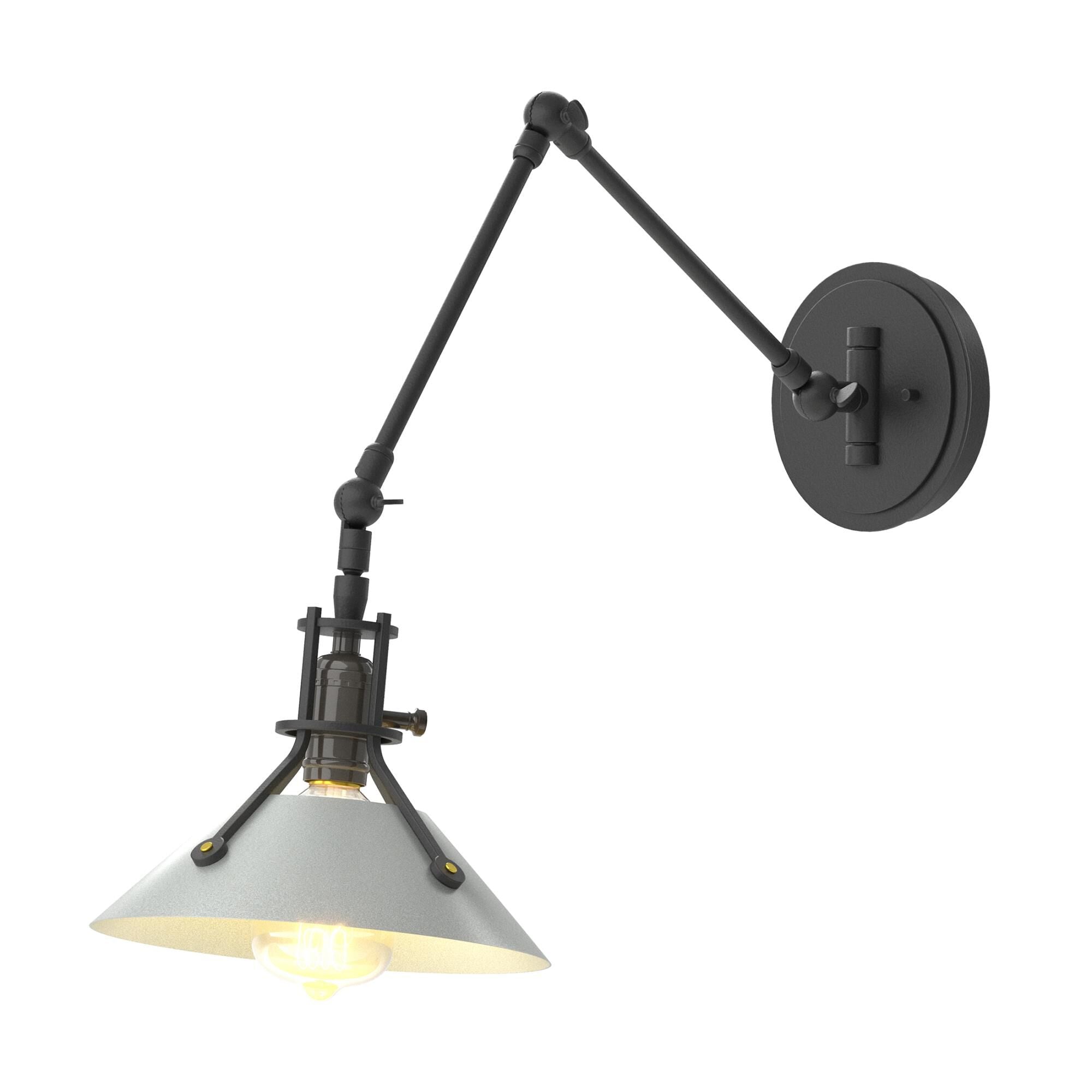 Hubbardton Forge Henry Wall Swing Lamp Henry - 209320-1110 - Industrial