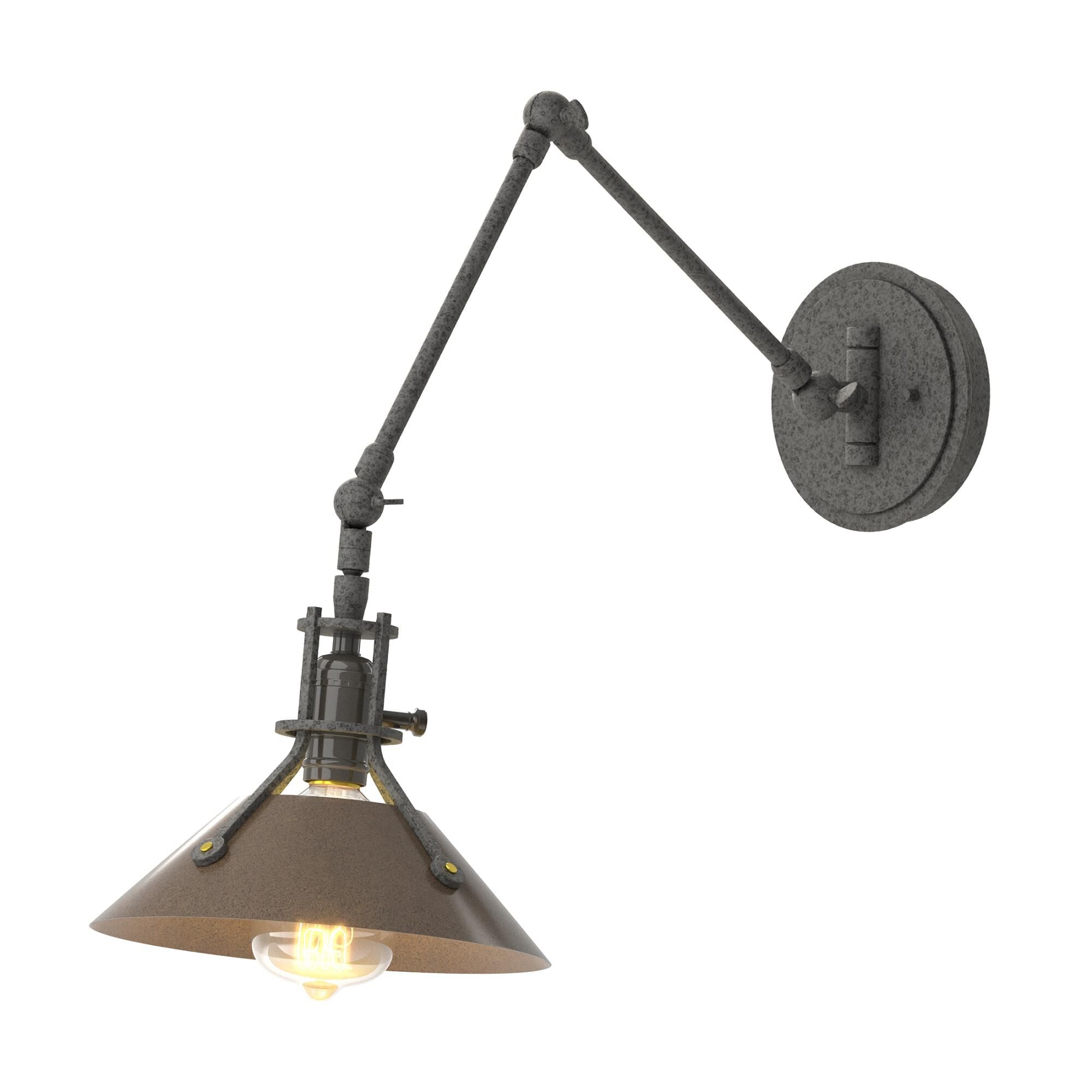 Hubbardton Forge Henry Wall Swing Lamp Henry - 209320-1113 - Industrial