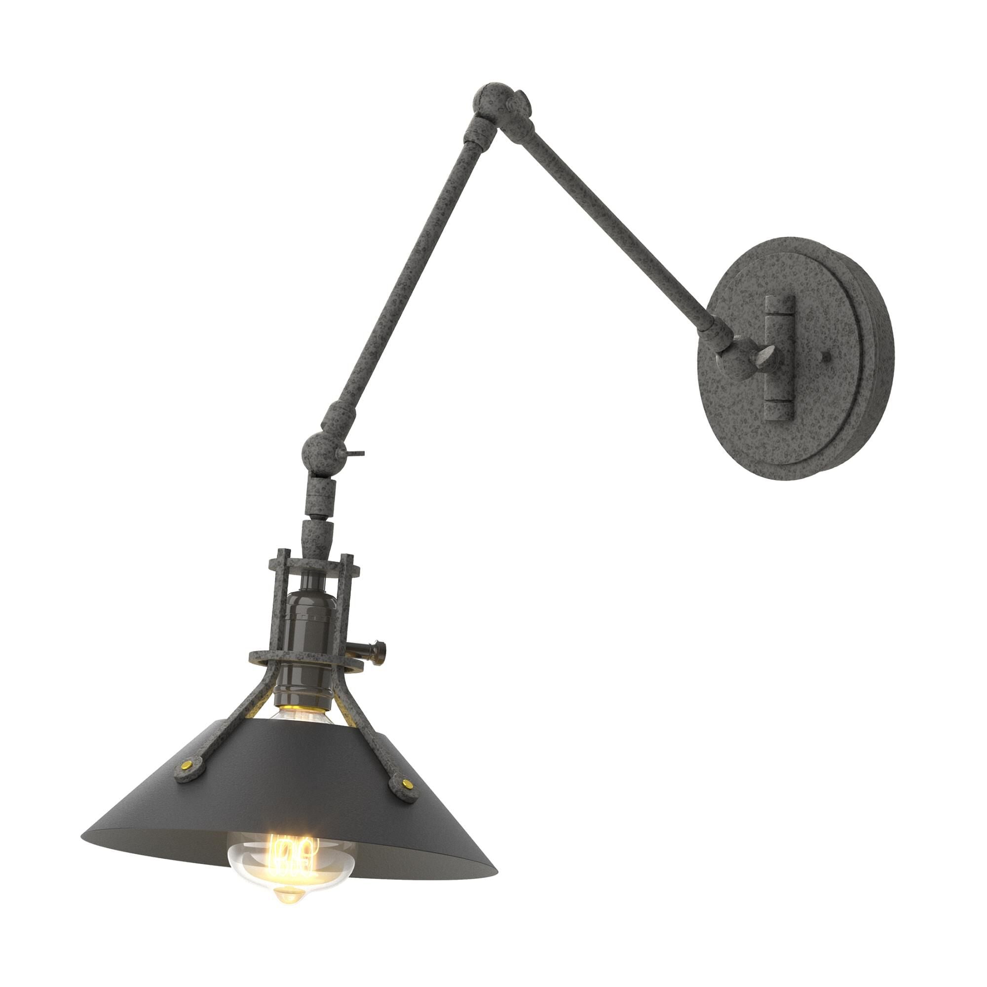 Hubbardton Forge Henry Wall Swing Lamp Henry - 209320-1116 - Industrial