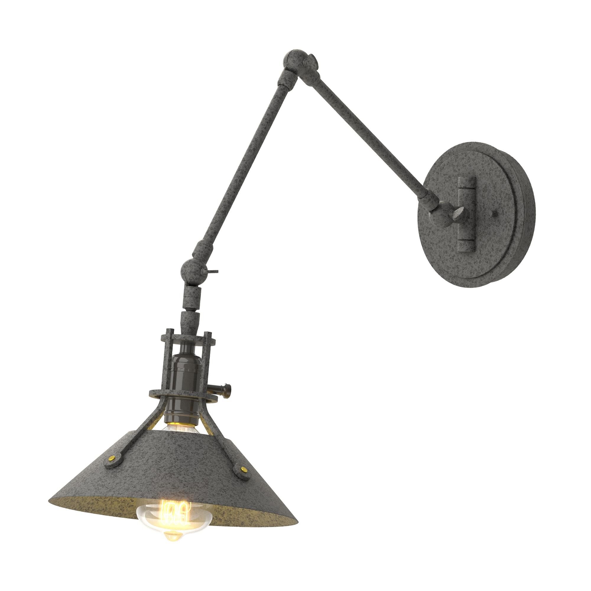 Hubbardton Forge Henry Wall Swing Lamp Henry - 209320-1117 - Industrial