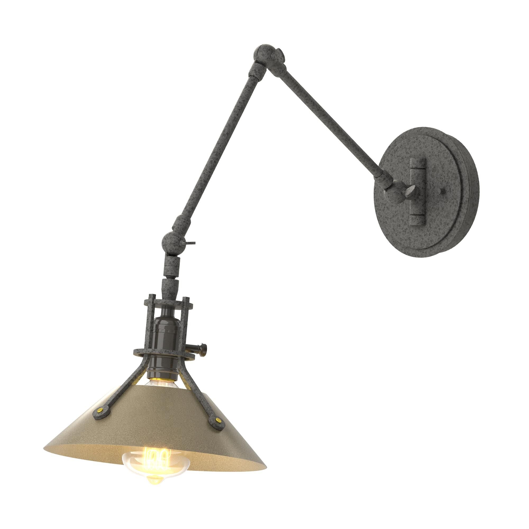 Hubbardton Forge Henry Wall Swing Lamp Henry - 209320-1119 - Industrial