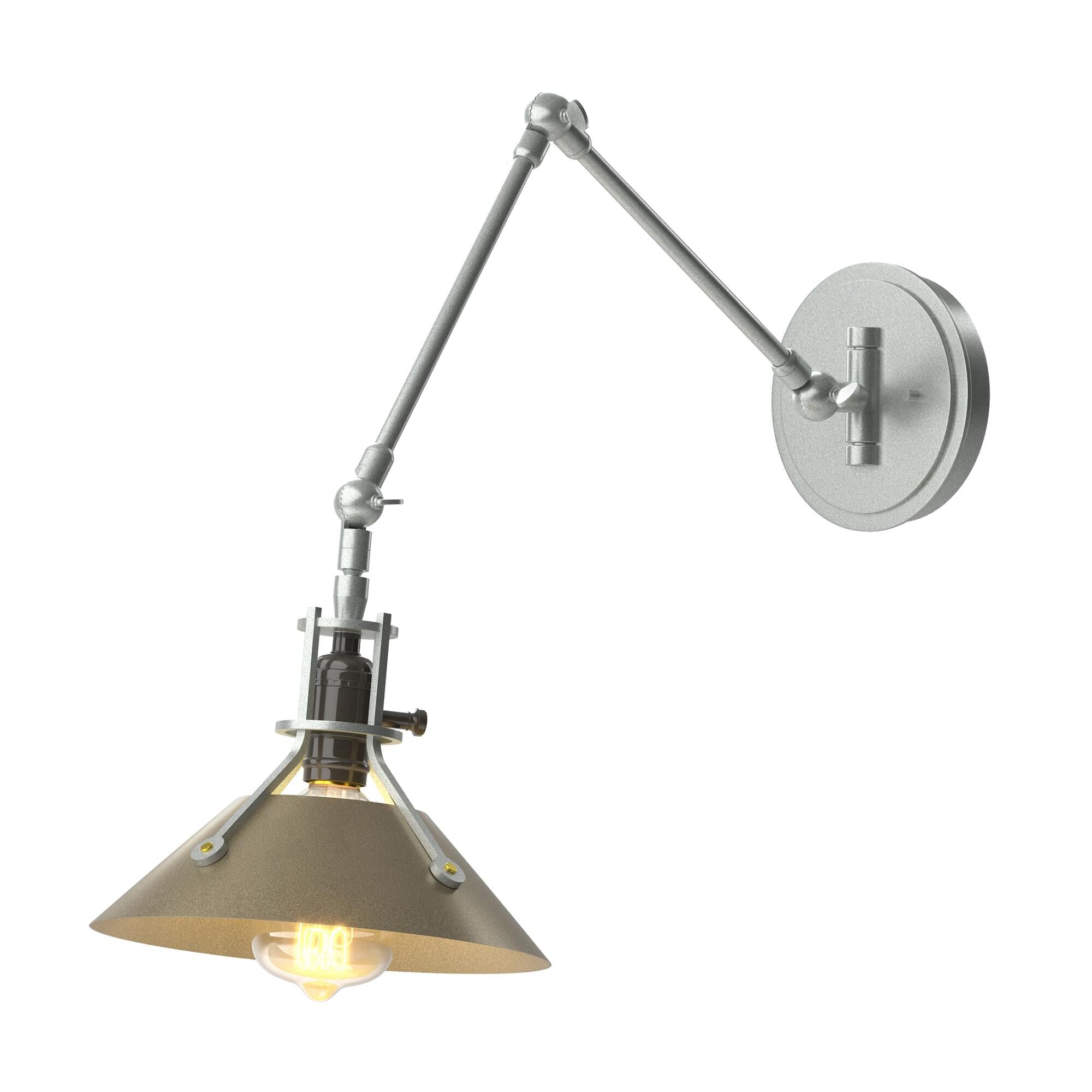 Hubbardton Forge Henry Wall Swing Lamp Henry - 209320-1127 - Industrial