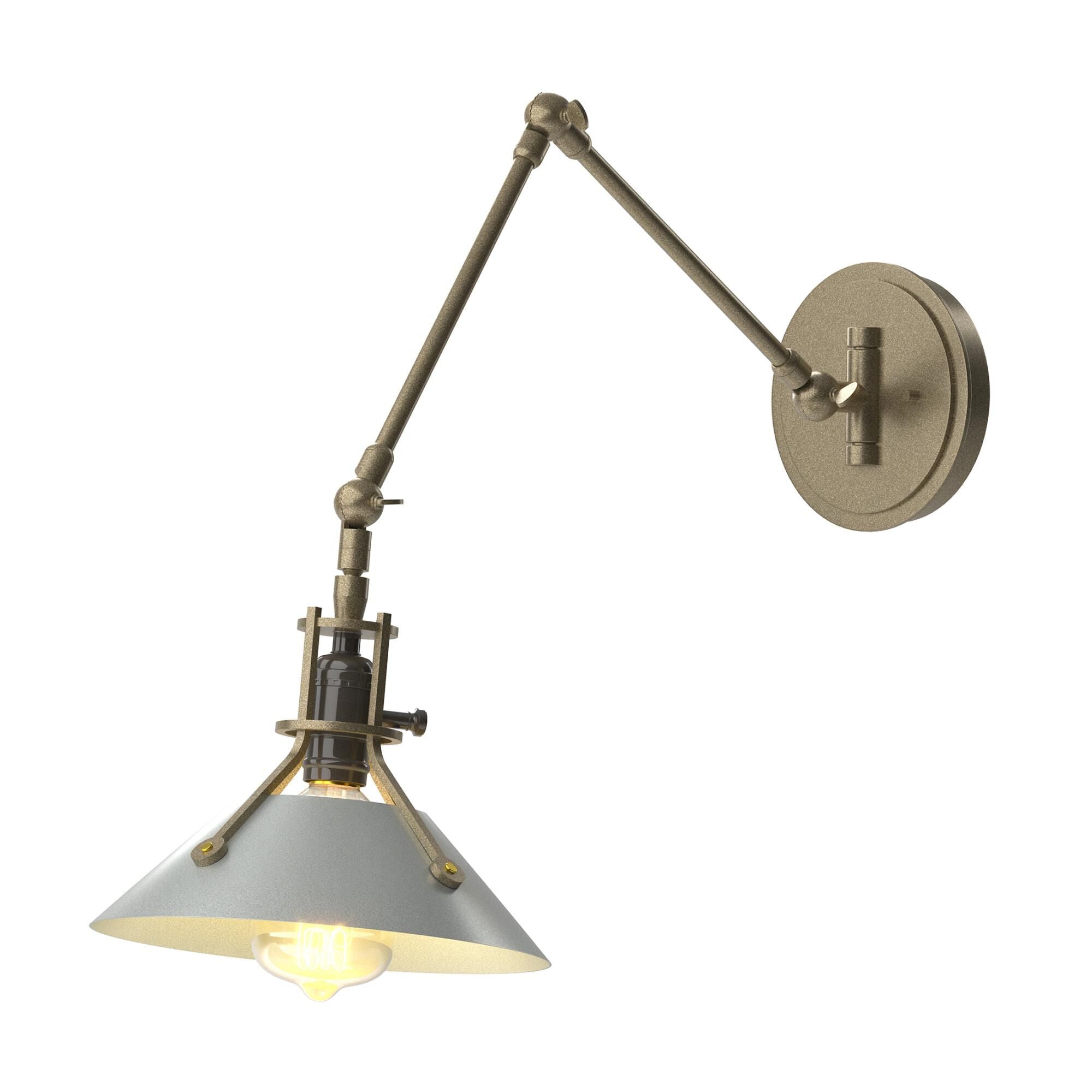 Hubbardton Forge Henry Wall Swing Lamp Henry - 209320-1134 - Industrial