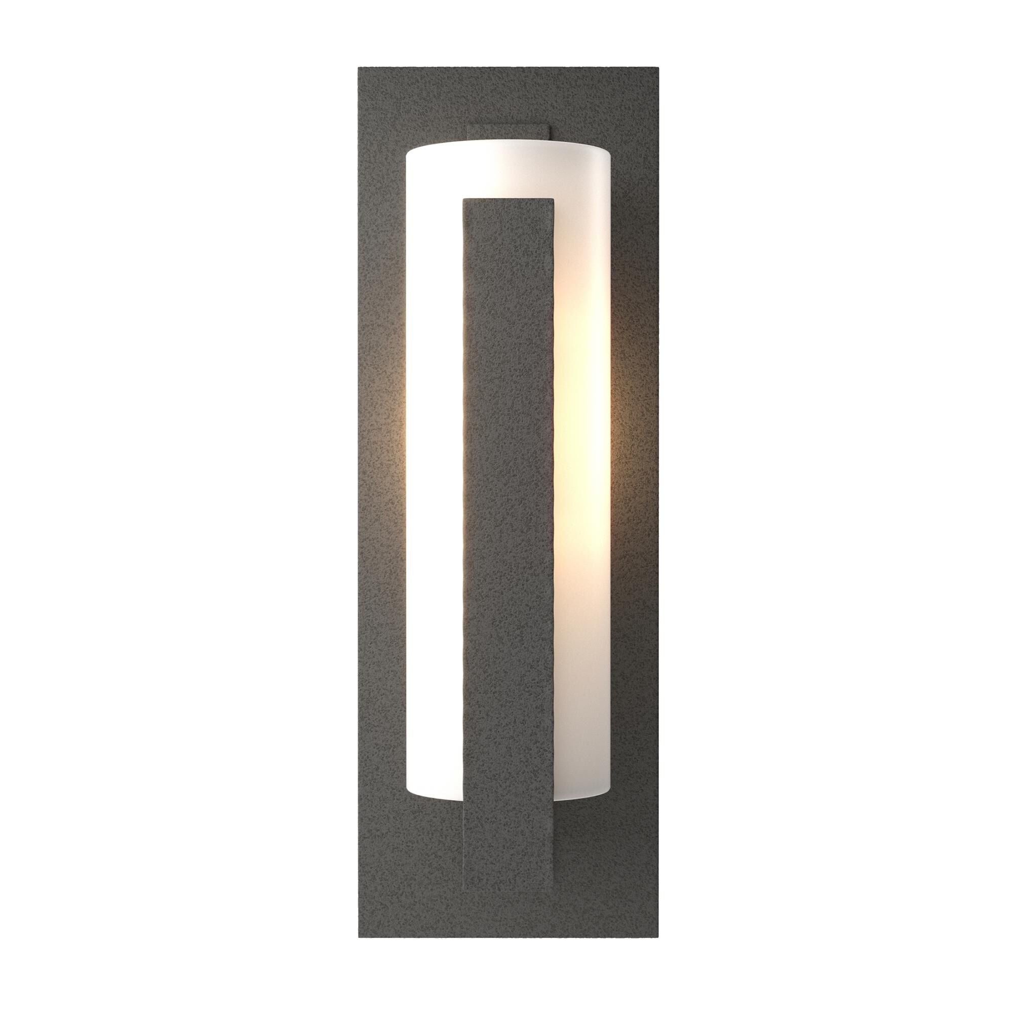 Hubbardton Forge Forged 18 Inch Tall Outdoor Wall Light Forged - 307286-1015 - Art Deco