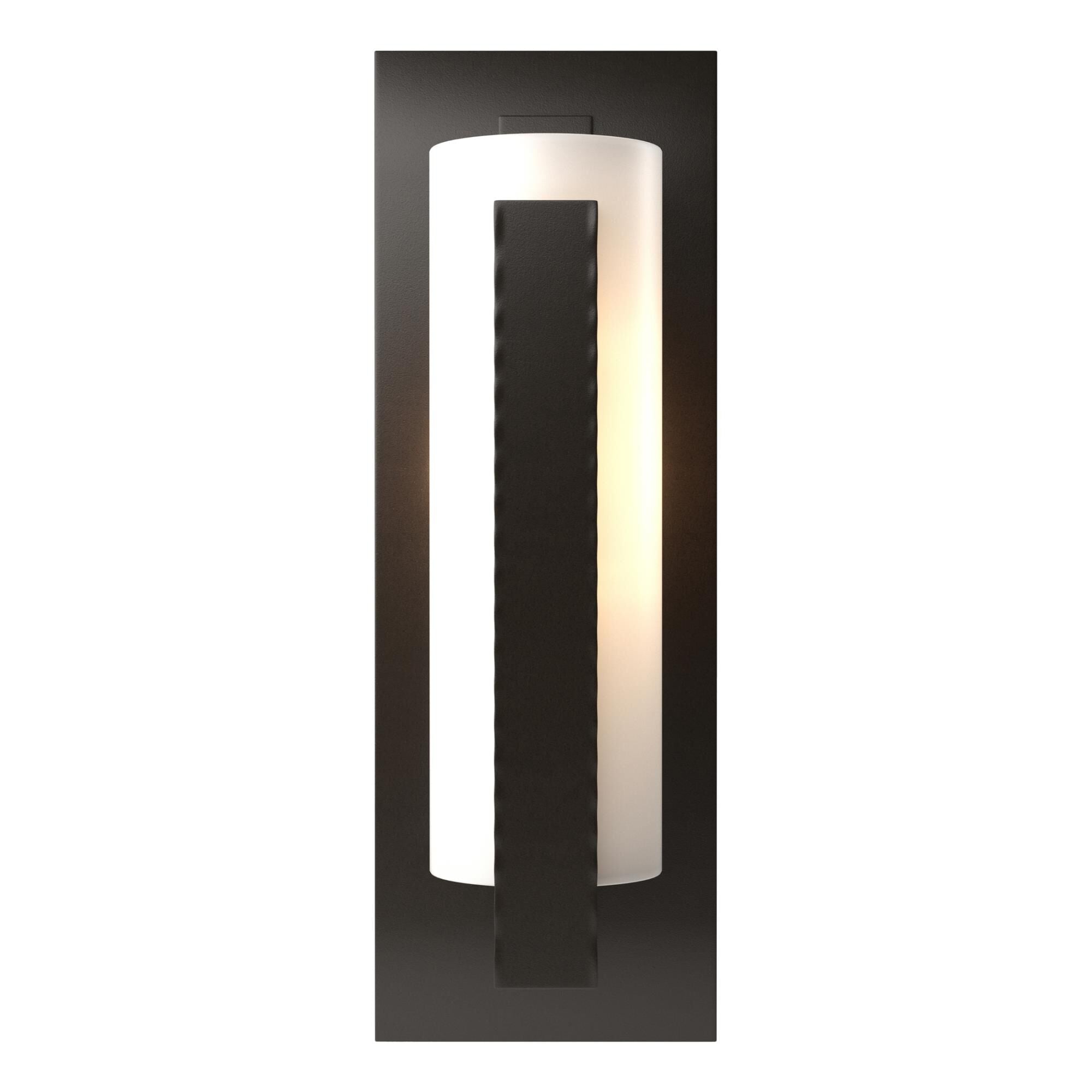 Hubbardton Forge Forged 18 Inch Tall Outdoor Wall Light Forged - 307286-1086 - Art Deco