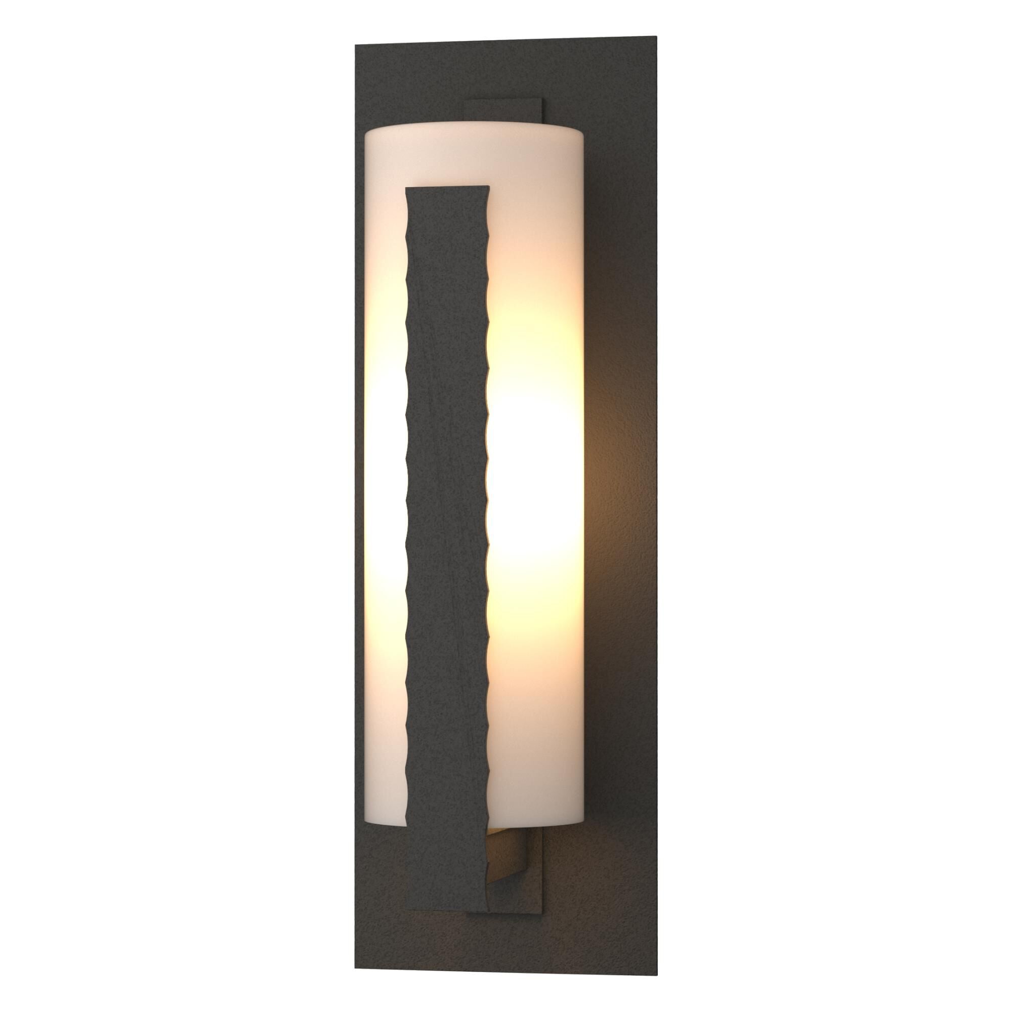 Hubbardton Forge Forged 23 Inch Tall Outdoor Wall Light Forged - 307287-1015 - Art Deco