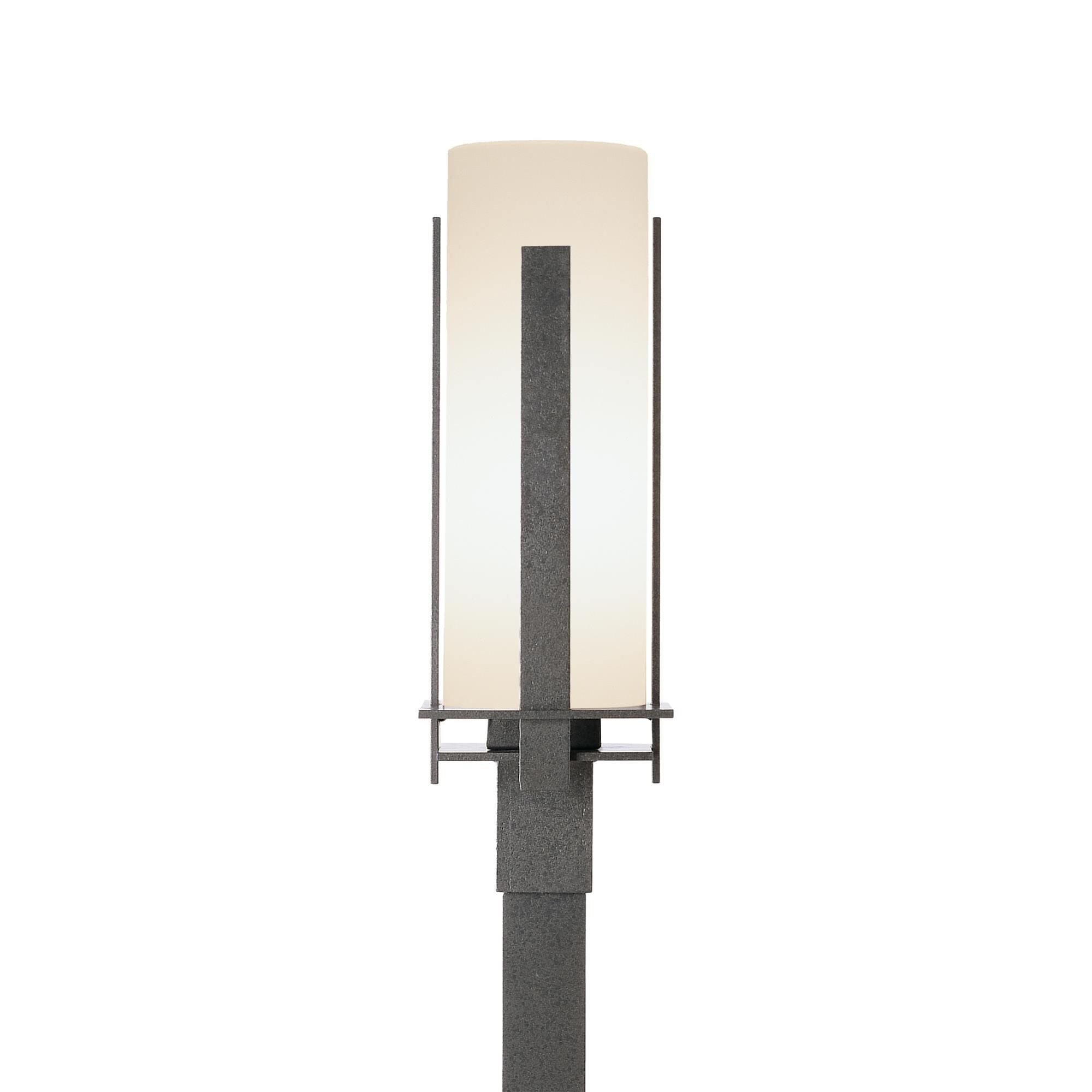 Hubbardton Forge Forged 22 Inch Tall Outdoor Post Lamp Forged - 347288-1015 - Art Deco