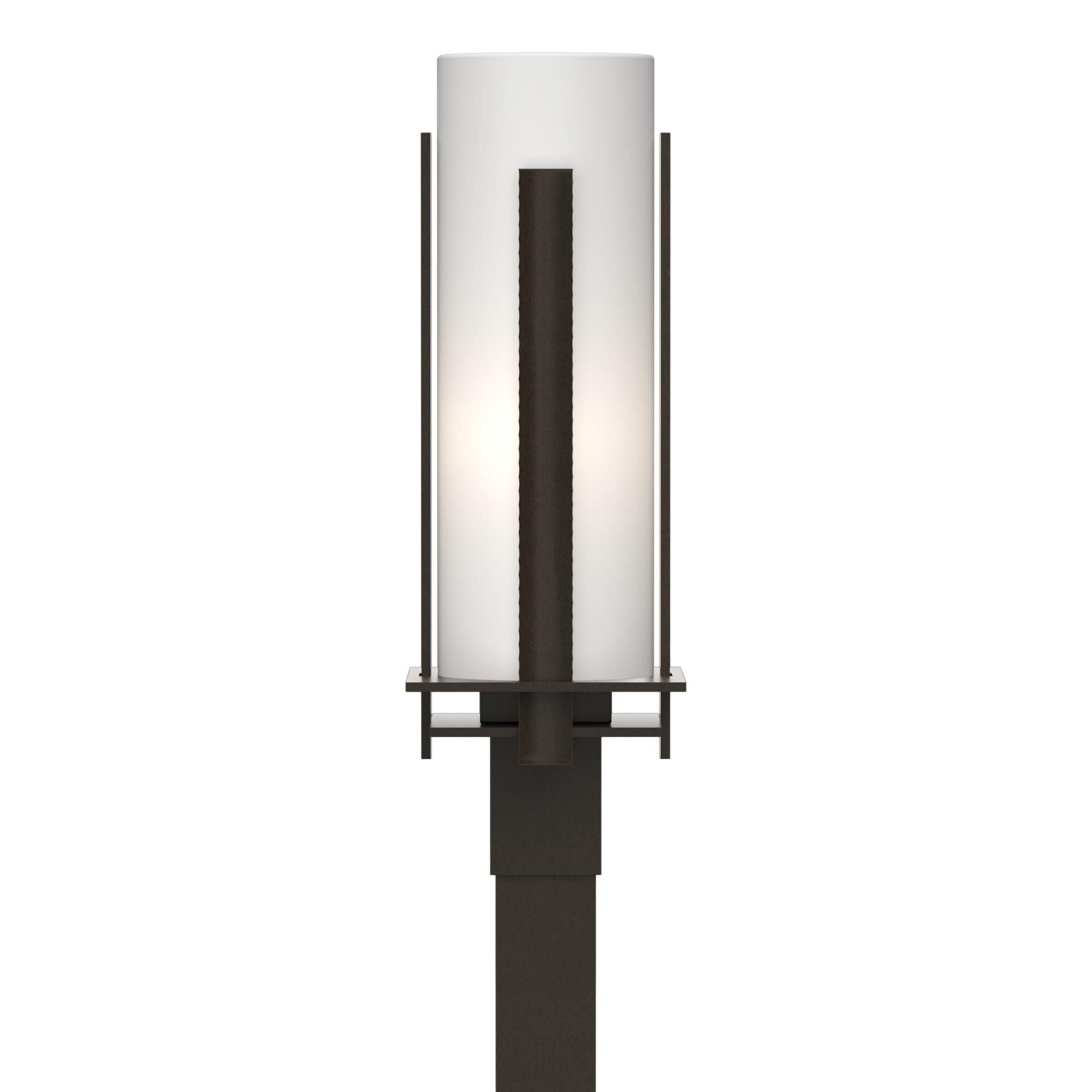 Hubbardton Forge Forged 22 Inch Tall Outdoor Post Lamp Forged - 347288-1086 - Art Deco