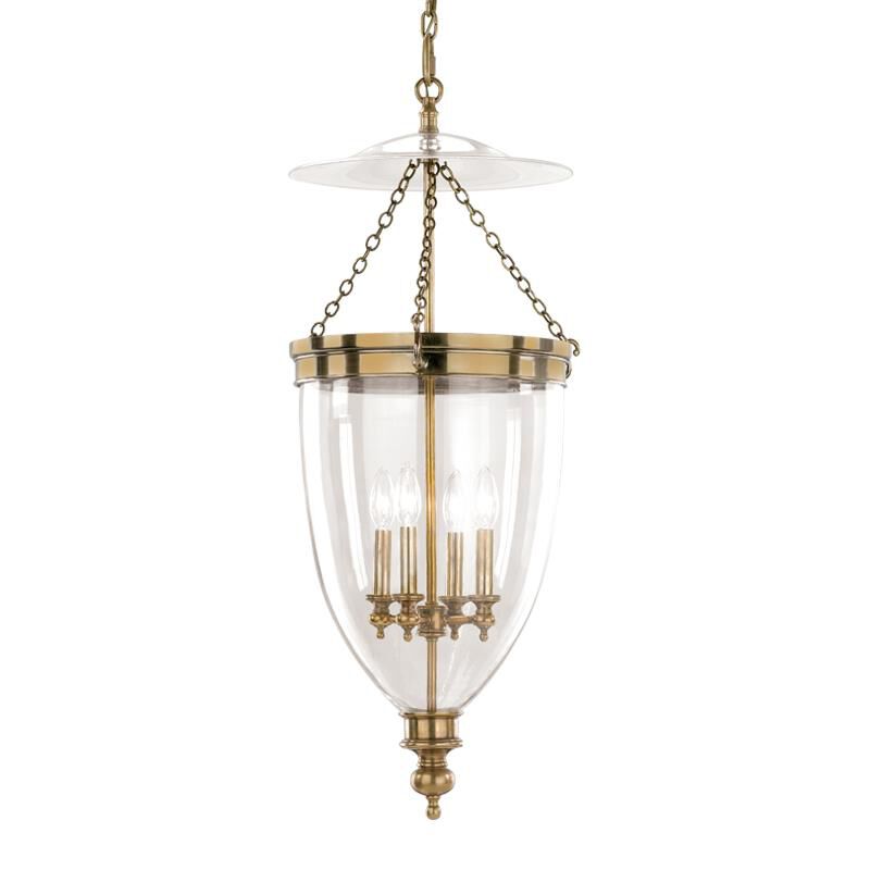 Hudson Valley Lighting Hanover 15.5 Inch Cage Pendant Hanover - 143-AGB - Traditional