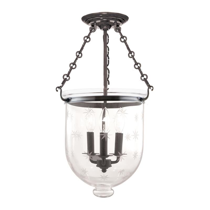 Hudson Valley Lighting Hampton 12 Inch Cage Pendant Hampton - 253-HN-C3 - Traditional