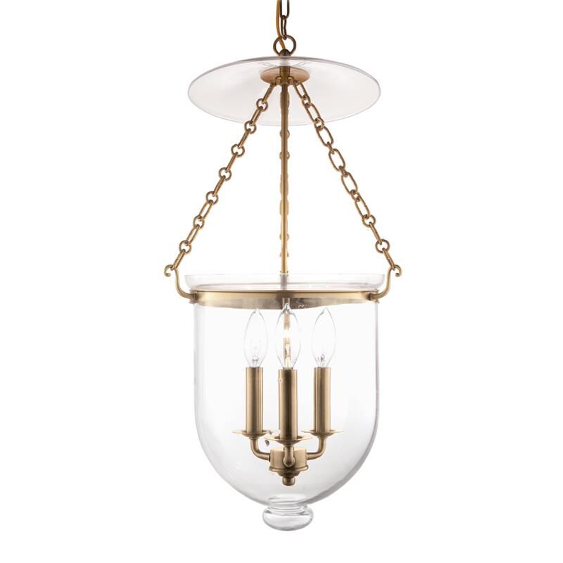 Hudson Valley Lighting Hampton 12 Inch Cage Pendant Hampton - 254-AGB-C1 - Traditional