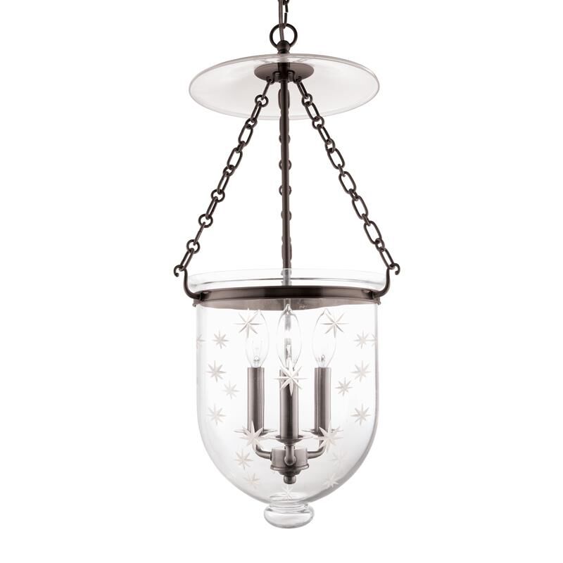 Hudson Valley Lighting Hampton 12 Inch Cage Pendant Hampton - 254-OB-C3 - Traditional