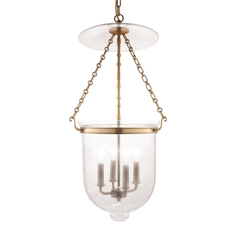 Hudson Valley Lighting Hampton 14.5 Inch Cage Pendant Hampton - 255-AGB-C1 - Traditional