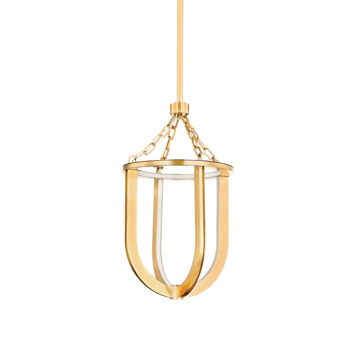 Hudson Valley Lighting Tournu 11.5 Inch Cage Pendant Tournu - 2913-AGB - Craftsman-Mission
