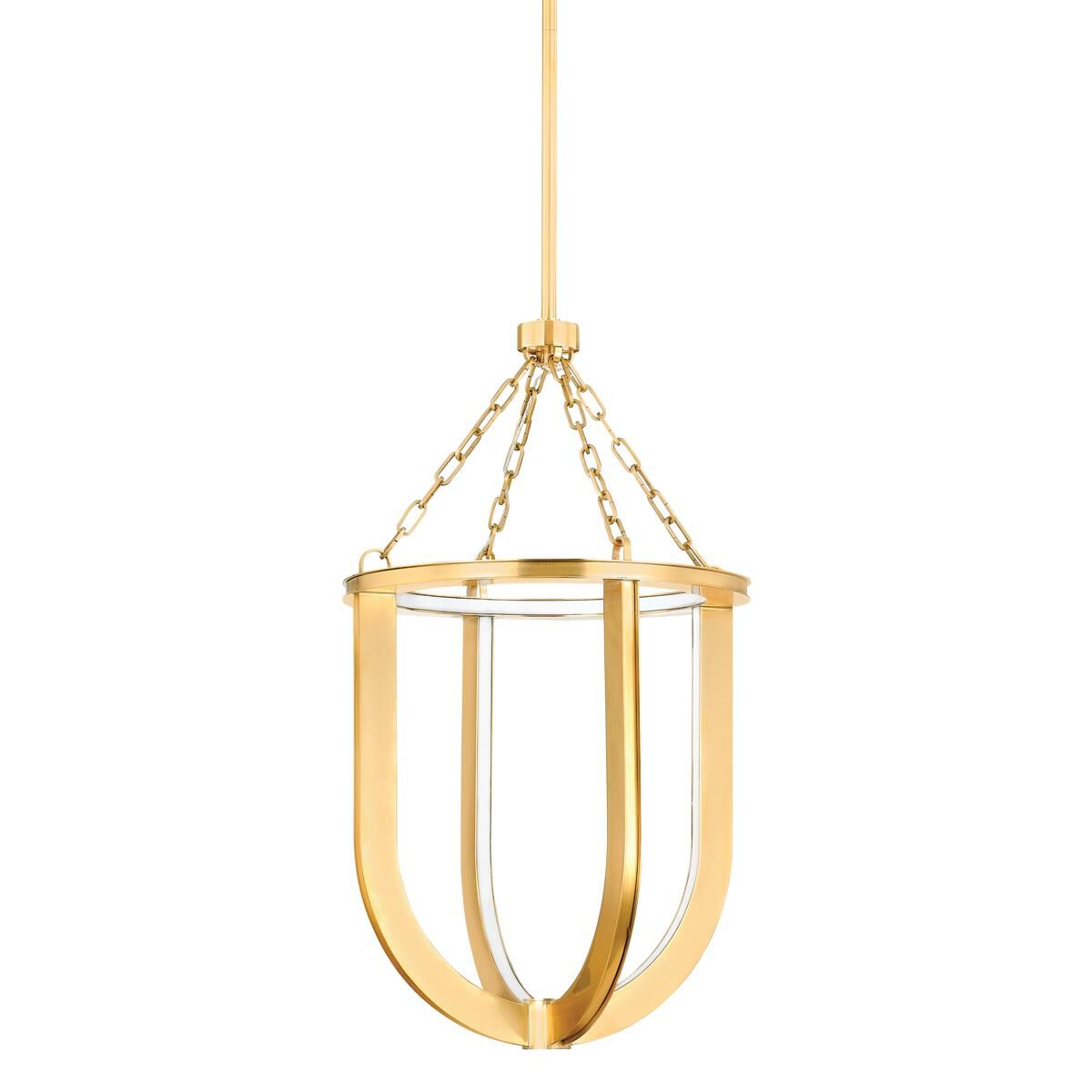 Hudson Valley Lighting Tournu 16.25 Inch Cage Pendant Tournu - 2917-AGB - Craftsman-Mission