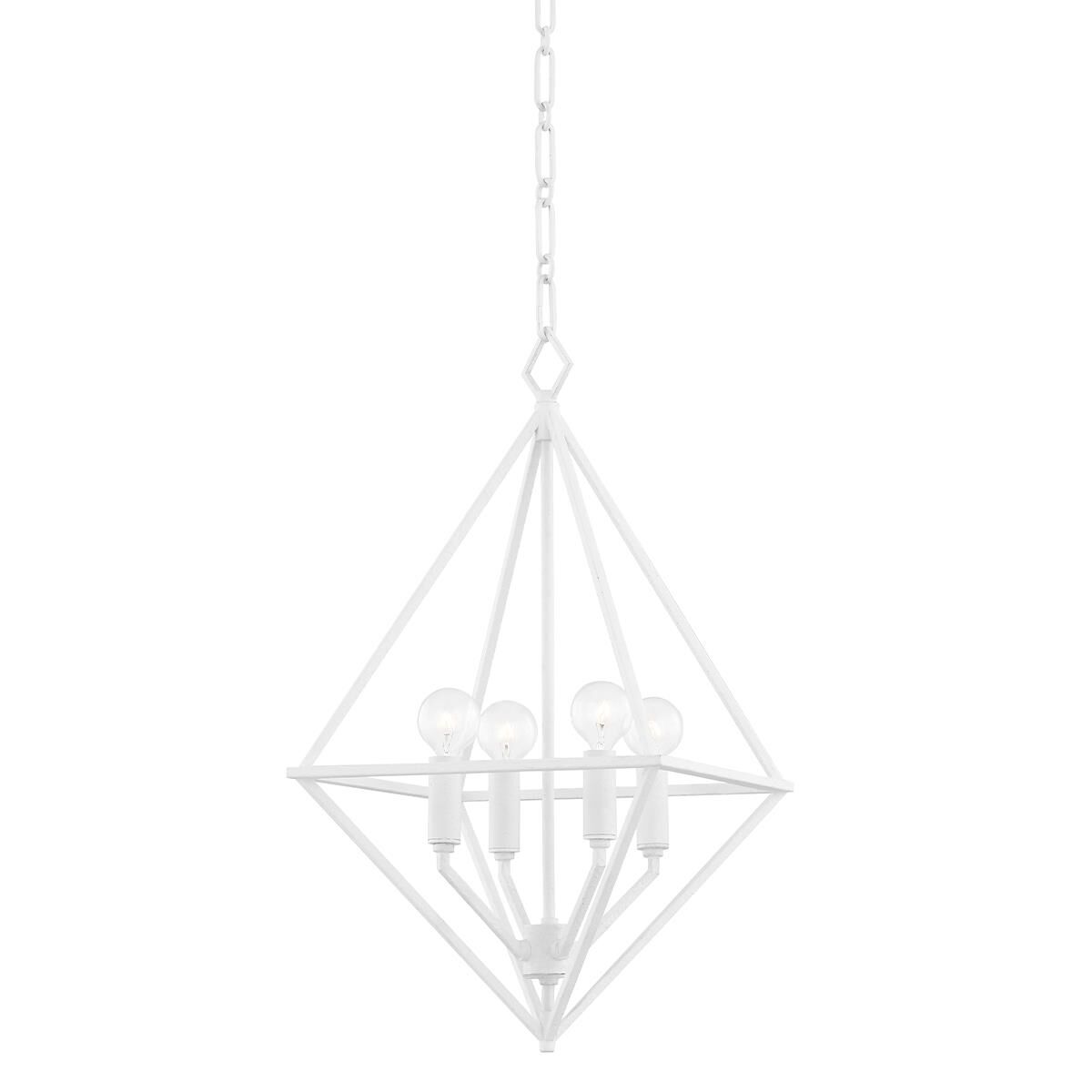Hudson Valley Lighting Haines 16.5 Inch Cage Pendant Haines - 3117-WP - Transitional
