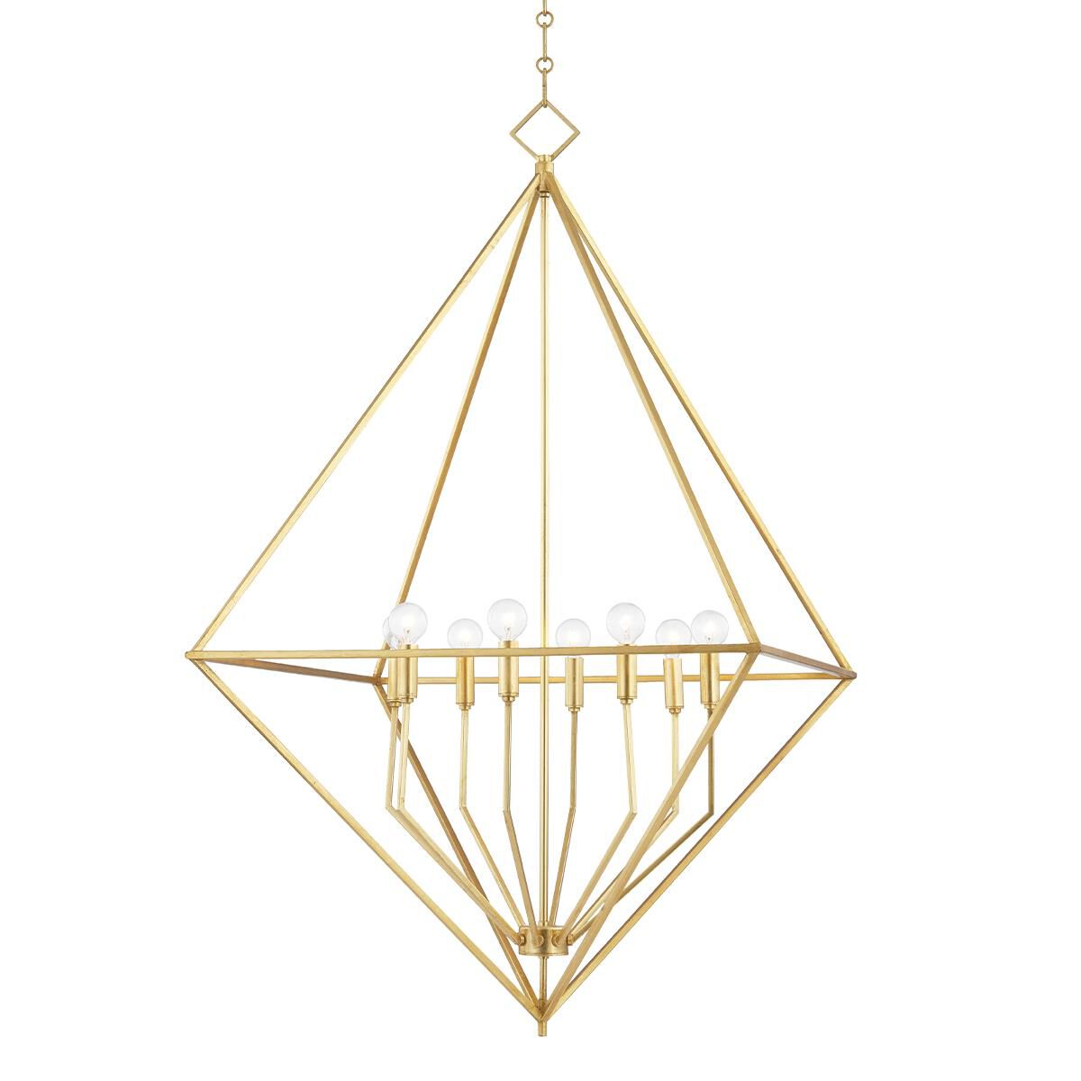 Hudson Valley Lighting Haines 32 Inch Cage Pendant Haines - 3140-GL - Transitional