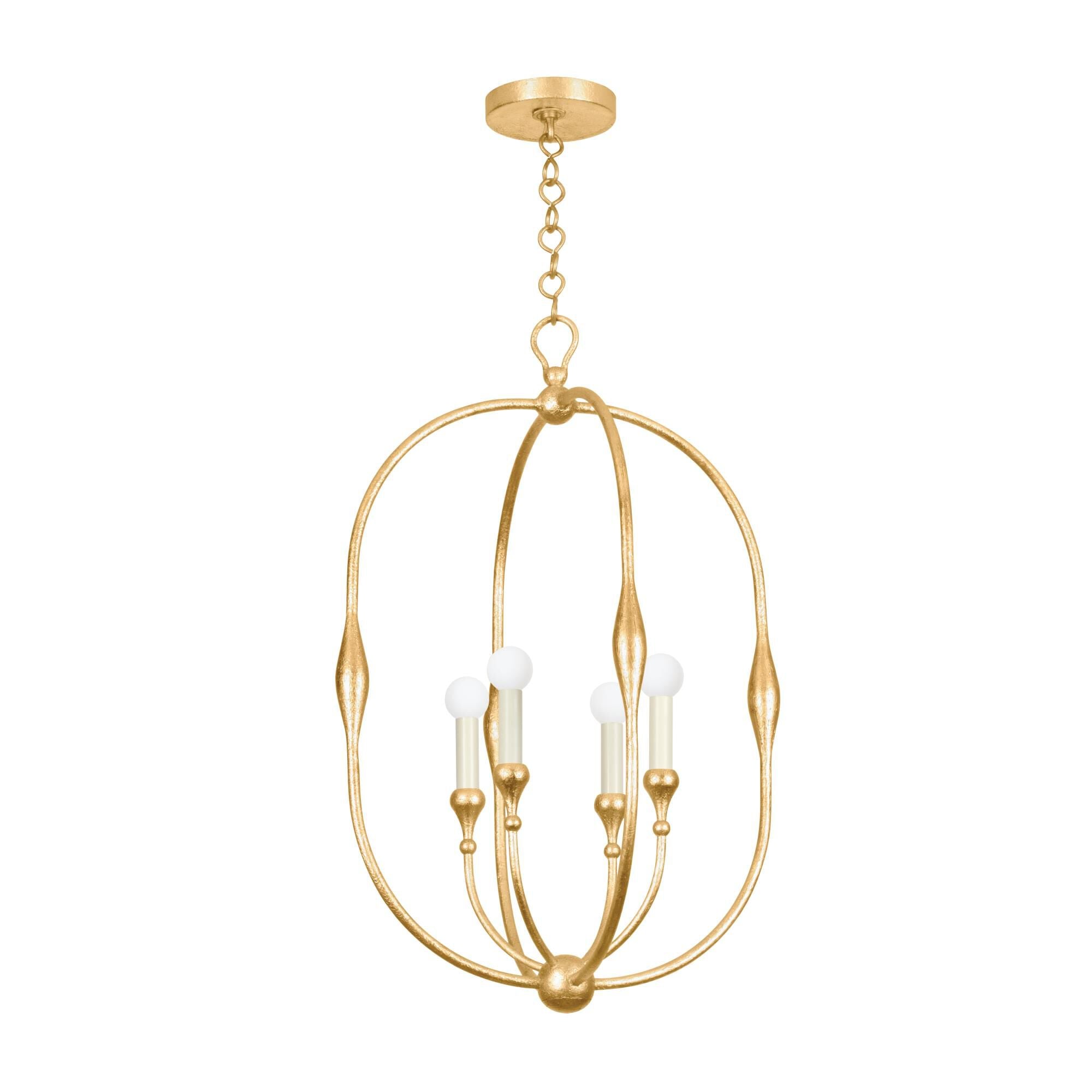 Hudson Valley Lighting Baltic 20.25 Inch Cage Pendant Baltic - 3220-VGL - Craftsman-Mission