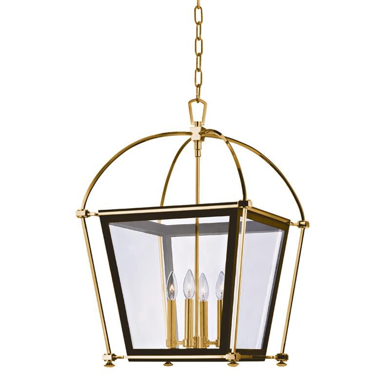Hudson Valley Lighting Hollis 18.25 Inch Cage Pendant Hollis - 3618-AGB - Transitional