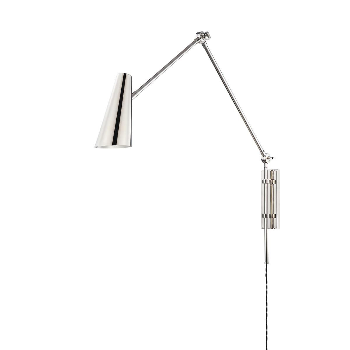 Hudson Valley Lighting Lorne 4 Inch Wall Swing Lamp Lorne - 4121-PN - Modern Contemporary