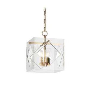 Hudson Valley Lighting Travis 12 Inch Cage Pendant Travis - 5912-AGB - Transitional