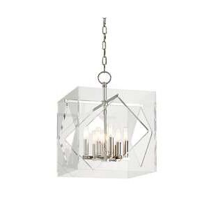 Hudson Valley Lighting Travis 16 Inch Cage Pendant Travis - 5916-PN - Transitional