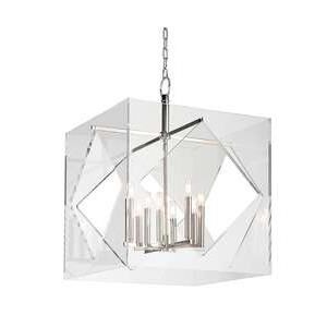 Hudson Valley Lighting Travis 24 Inch Cage Pendant Travis - 5924-PN - Transitional