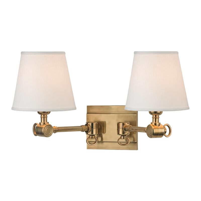 Hudson Valley Lighting Hillsdale 18 Inch Wall Swing Lamp Hillsdale - 6232-AGB - Traditional