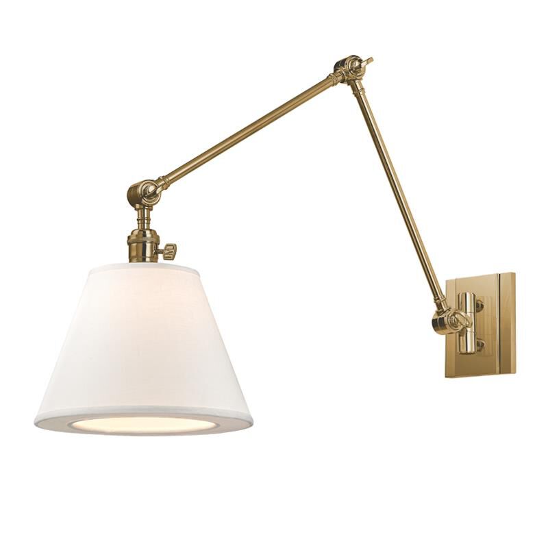 Hudson Valley Lighting Hillsdale 10 Inch Wall Swing Lamp Hillsdale - 6234-AGB - Traditional