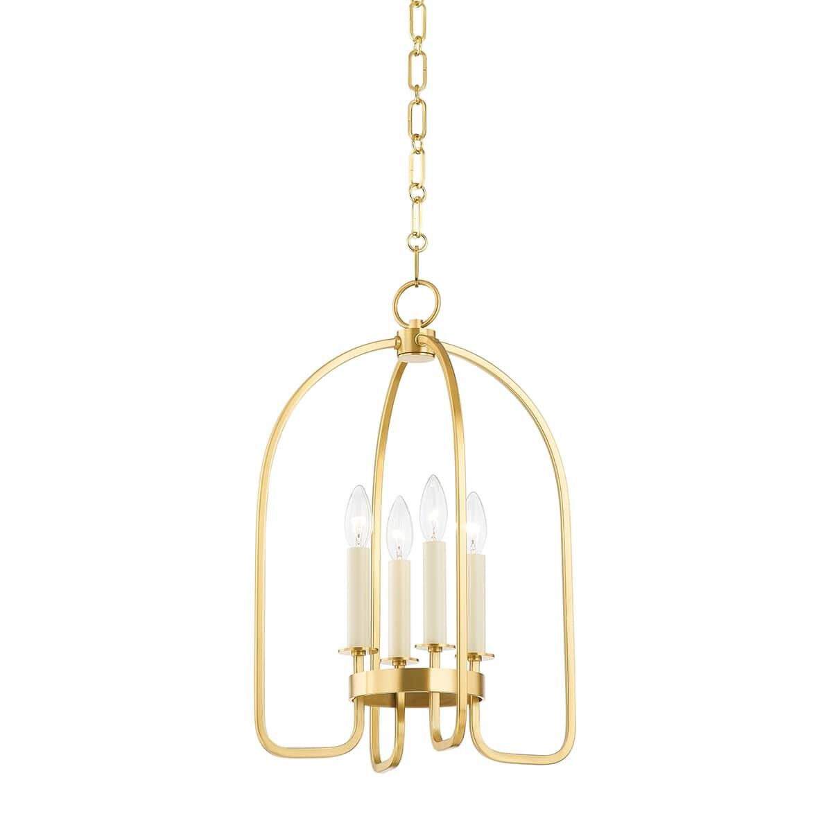 Hudson Valley Lighting Oakville 14.25 Inch Cage Pendant Oakville - 6314-AGB - Traditional