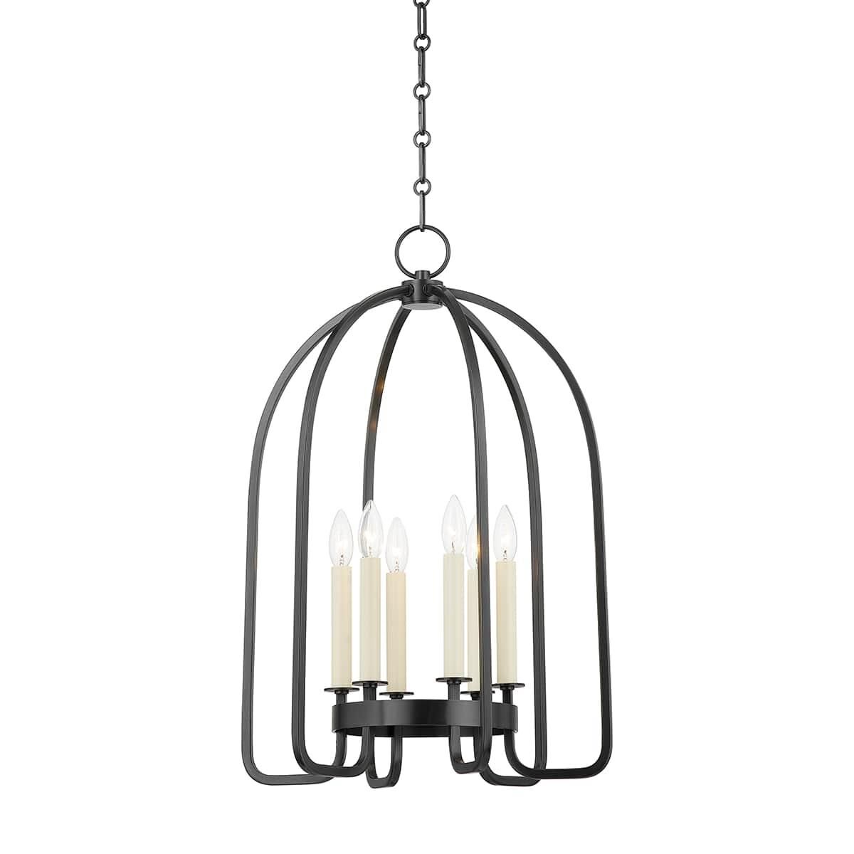 Hudson Valley Lighting Oakville 18.25 Inch Cage Pendant Oakville - 6318-OB - Traditional