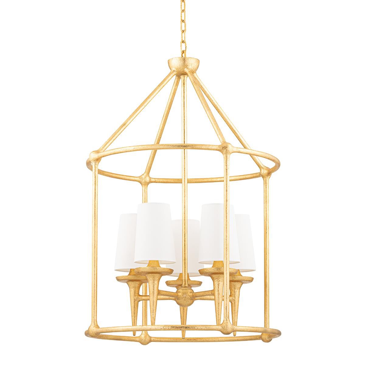 Hudson Valley Lighting Torch 25 Inch Cage Pendant Torch - 6625-GL - Transitional