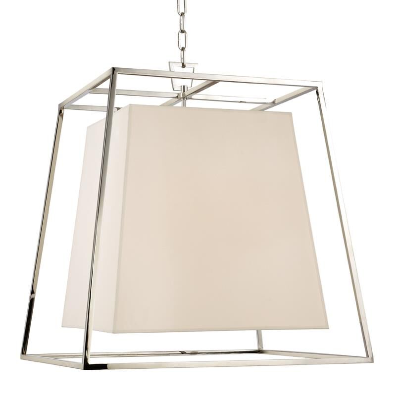 Hudson Valley Lighting Kyle 24 Inch Cage Pendant Kyle - 6924-PN-WS - Transitional