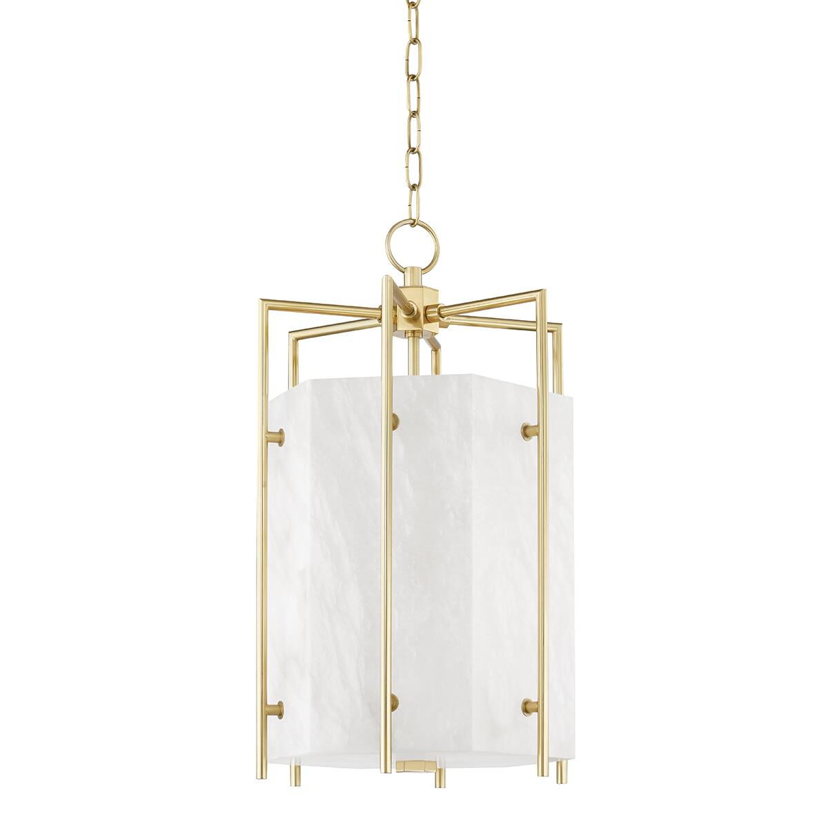 Hudson Valley Lighting Flatbush 14 Inch Cage Pendant Flatbush - 7014-AGB - Transitional