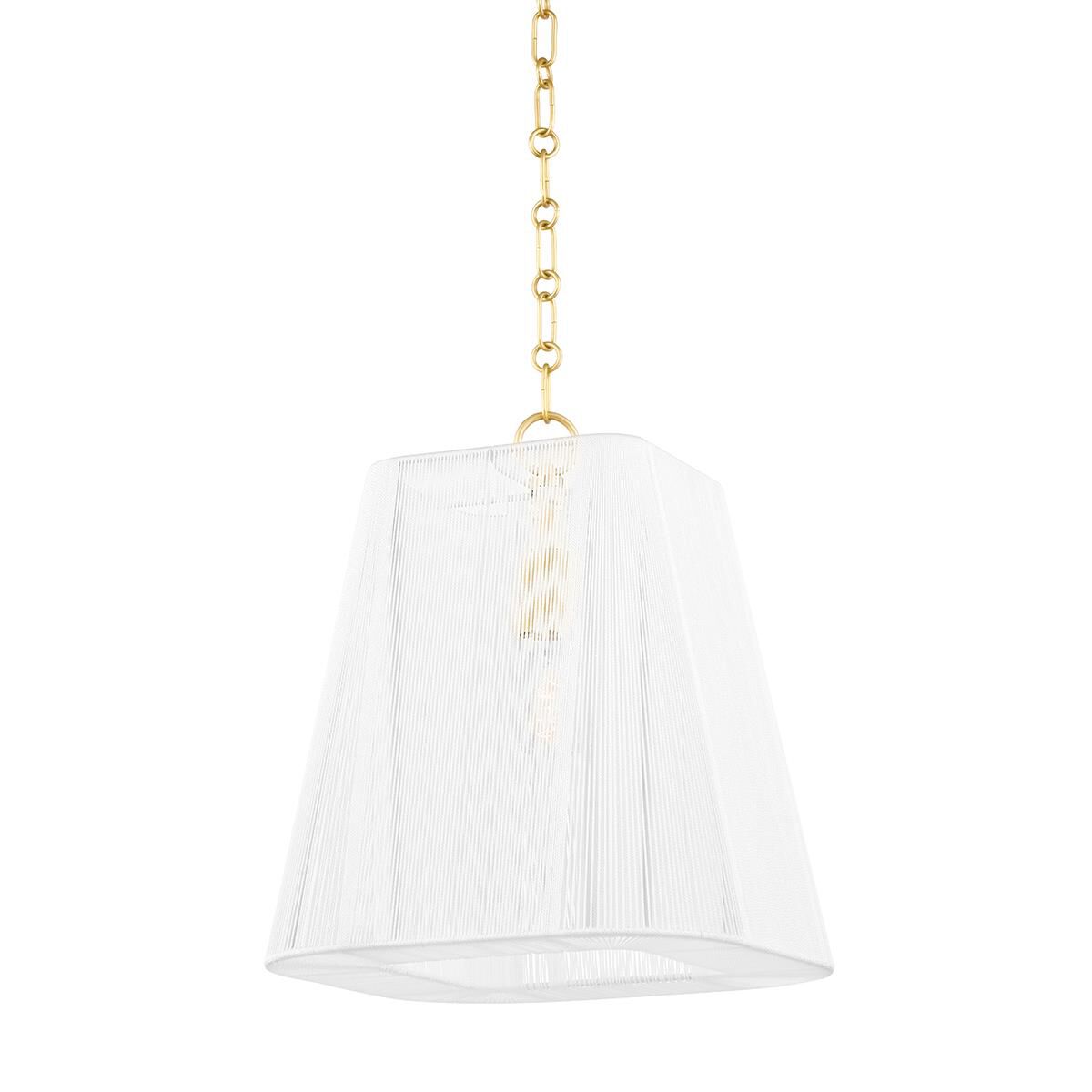 Hudson Valley Lighting Berkshire 13 Inch Cage Pendant Berkshire - 7614-AGB - Modern Contemporary